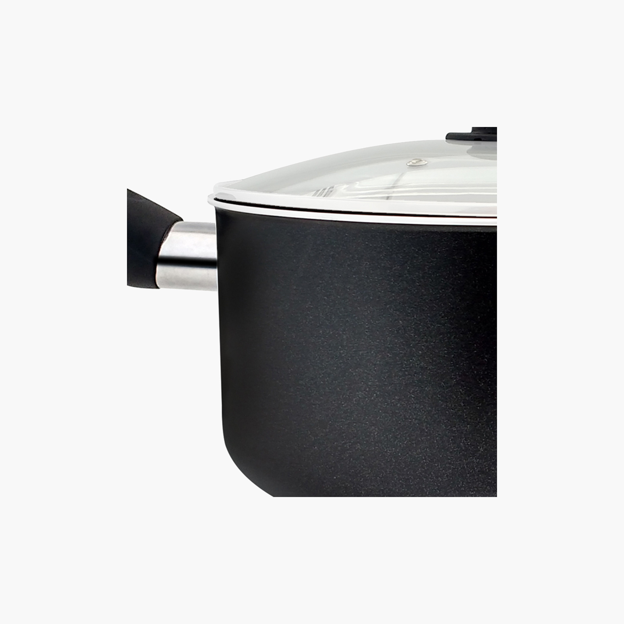 قدر صلصلة ألومنيوم بغطاء زجاجي  ميلانو من روسيتي - 20 سم-household-kitchen-cookware-potsandpans-image-5