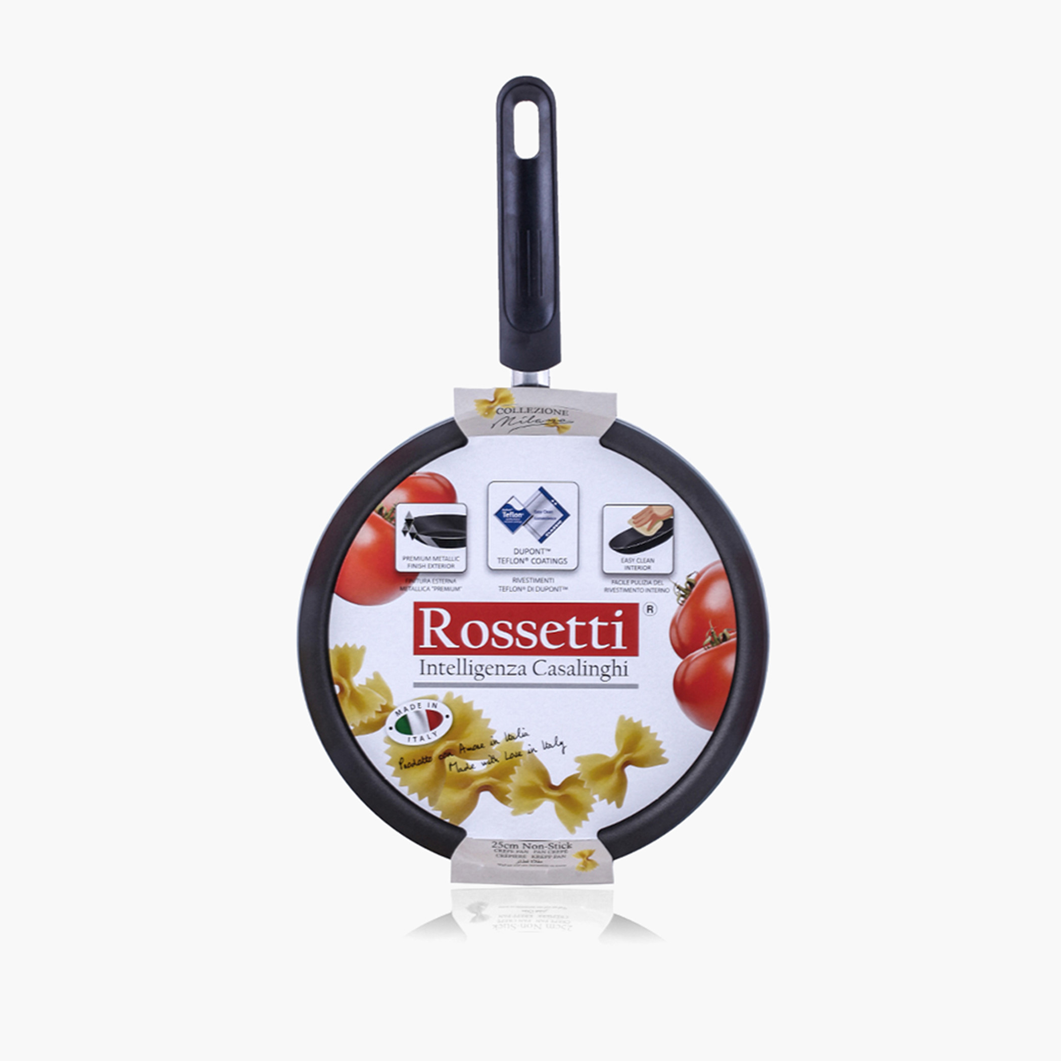 مقلاة كريب ألومنيوم بمقبض ميلانو من روسيتي - 25 سم-household-kitchen-cookware-potsandpans-image-2
