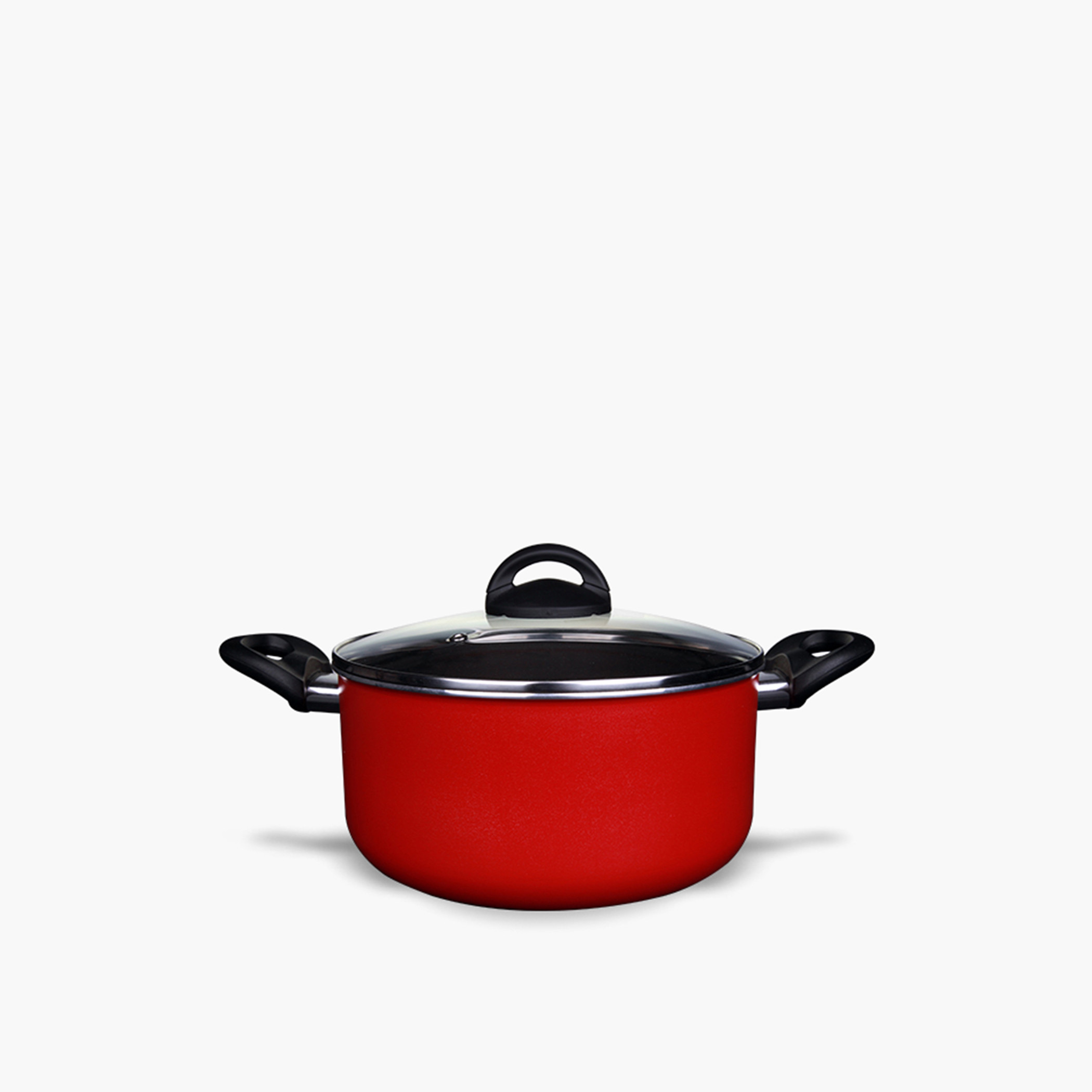 قدر ألومنيوم بغطاء زجاجي روسو من روسيتي - 30 سم-household-kitchen-cookware-potsandpans-image-1