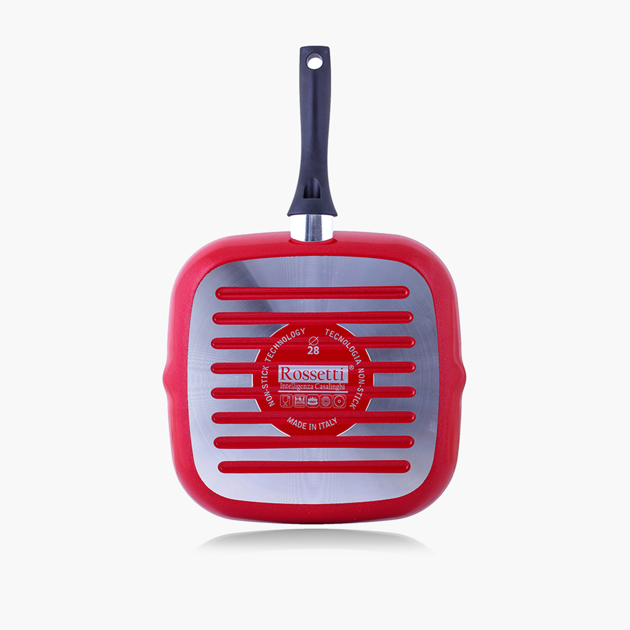 مقلاة شواء ألومنيوم روسو من روسيتي - 28x28 سم-household-kitchen-cookware-potsandpans-image-3