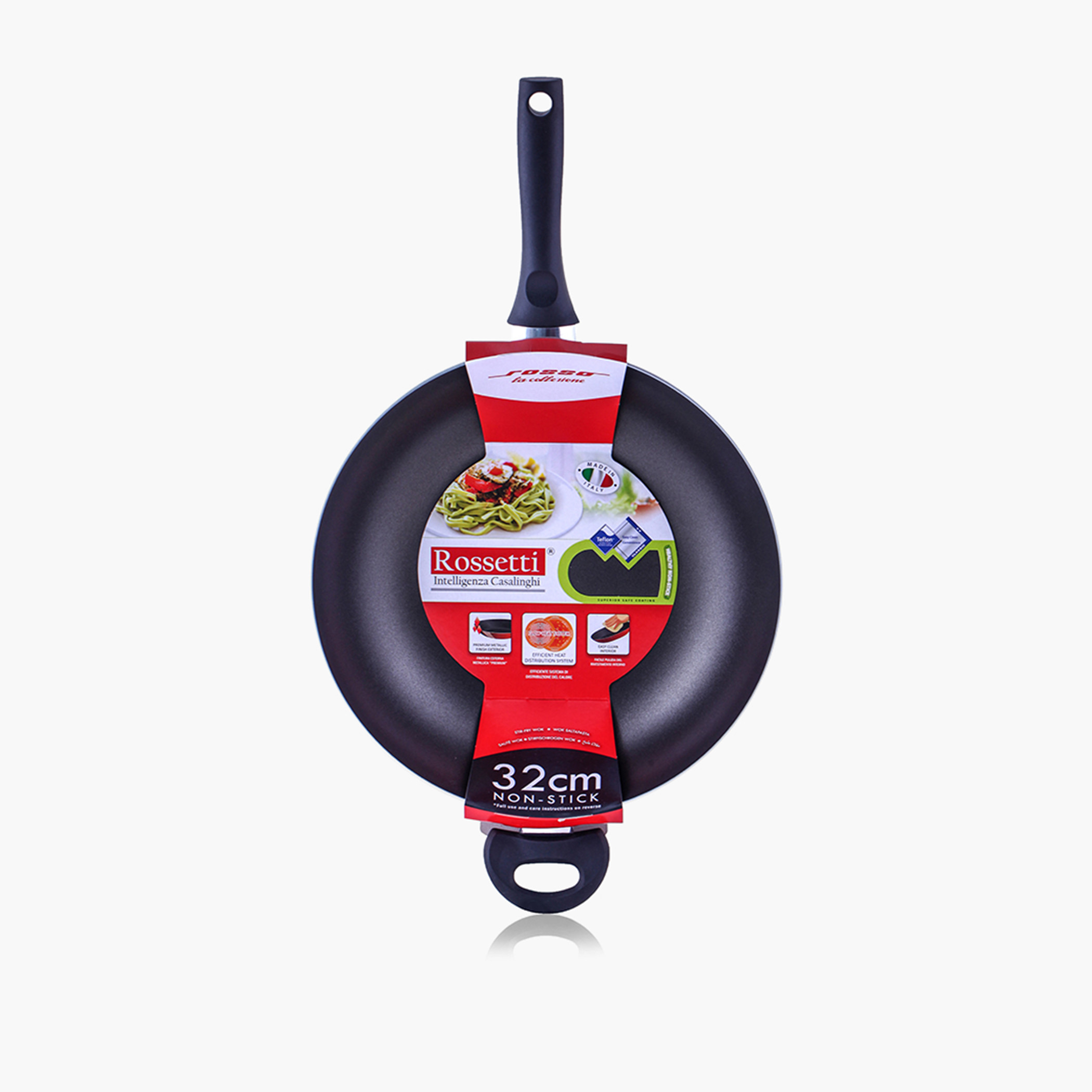 مقلاة ووك ألومنيوم بمقبض روسو من روسيتي - 32 سم-household-kitchen-cookware-potsandpans-image-2