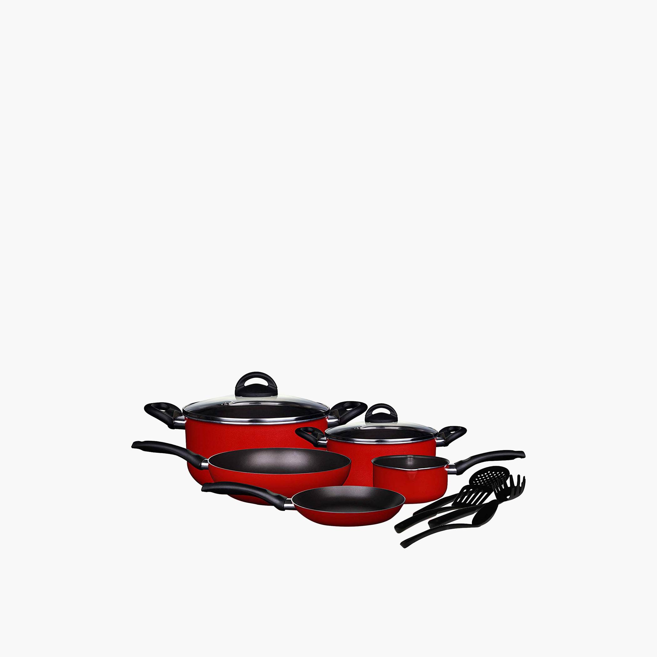 Rossetti Rosso 11-Piece Non Stick Cookware Set-household-kitchen-cookware-cookwareandsets-image-1