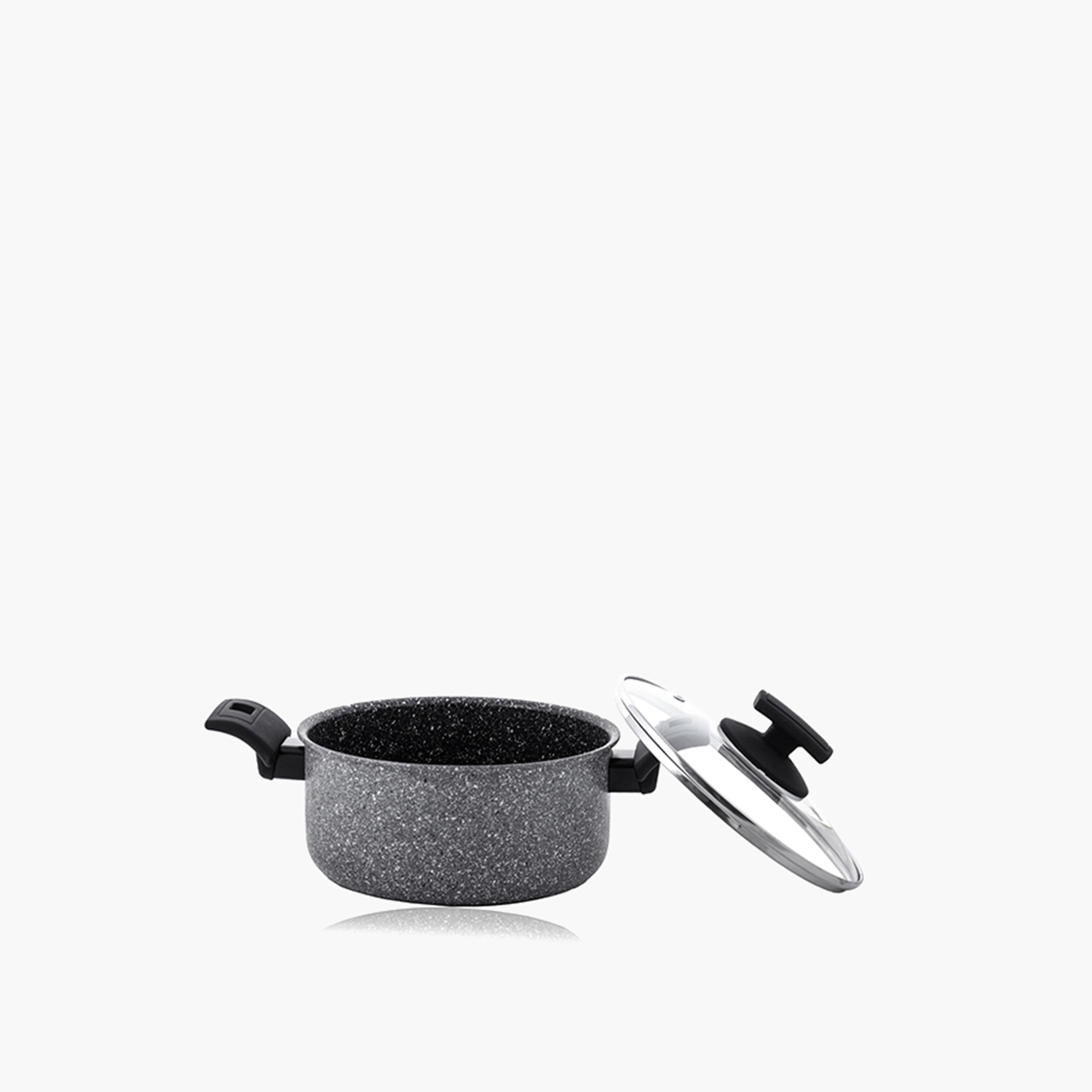 كسرولة ألومنيوم غير لاصقة بغطاء إليمنتي ناتشورا من روسيتي - 20 سم-household-kitchen-cookware-potsandpans-image-2