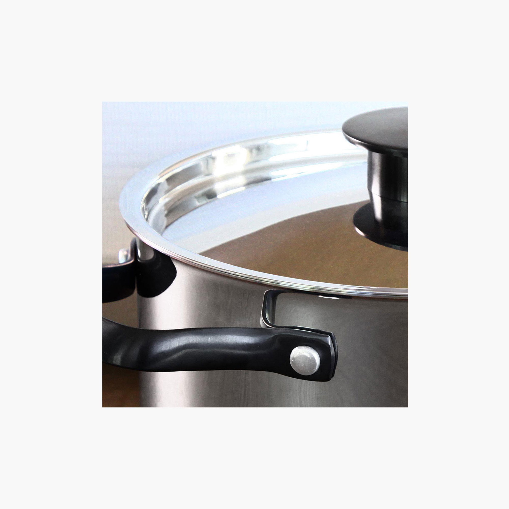 قدر ستانلس ستيل أجوستيني من روسيتي - 20 سم-household-kitchen-cookware-potsandpans-image-2