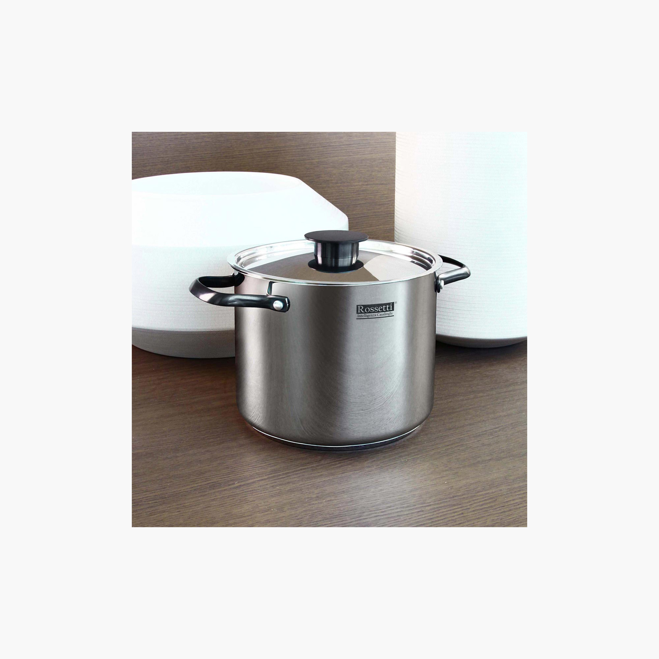 قدر ستانلس ستيل أجوستيني من روسيتي - 20 سم-household-kitchen-cookware-potsandpans-image-1