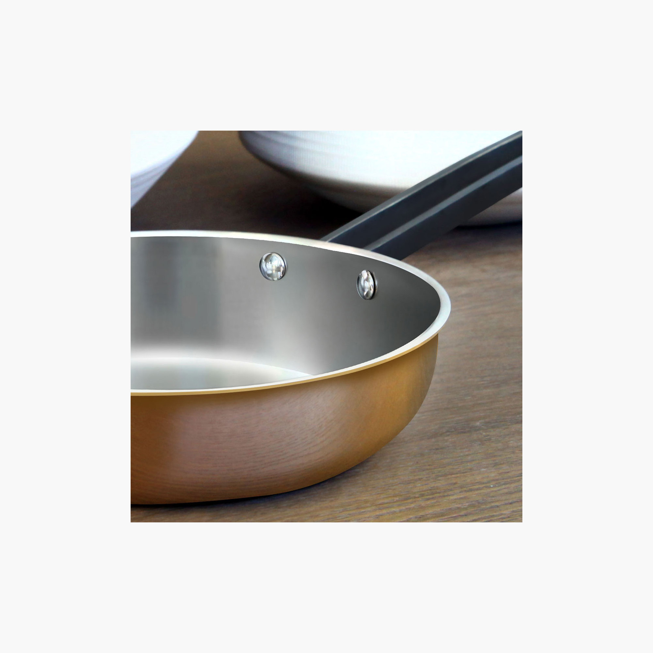 مقلاة ستانلس ستيل أجوستيني من روسيتي - 45x27 سم-household-kitchen-cookware-potsandpans-image-2