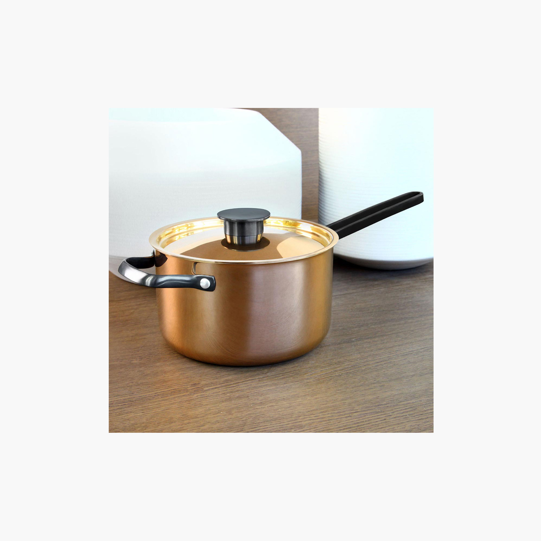 قدر صلصة ستانلس ستيل بغطاء أجوستيني من روسيتي - 20 سم-household-kitchen-cookware-potsandpans-image-1
