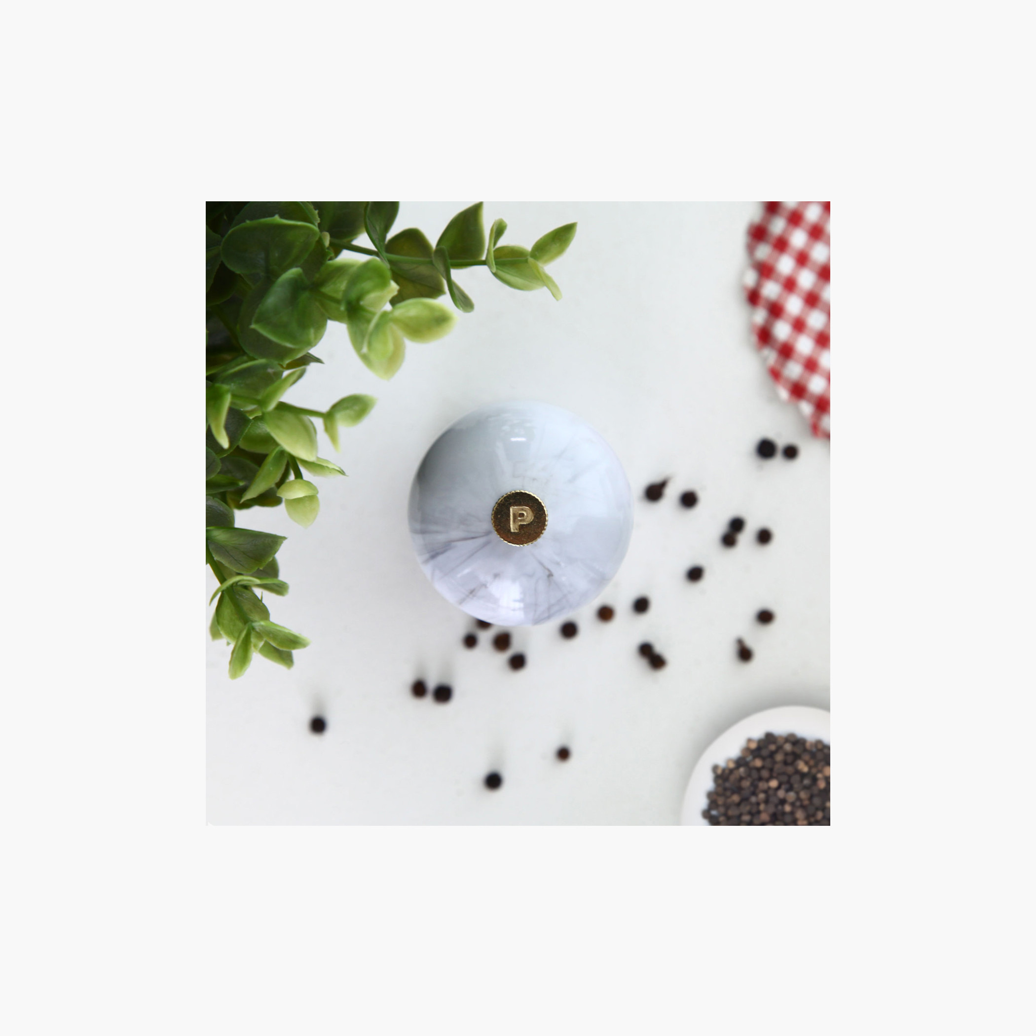 مطحنة فلفل رخامية سانتوريني من روسيتي-household-kitchen-foodstorage-saltandpeppershakers-image-3