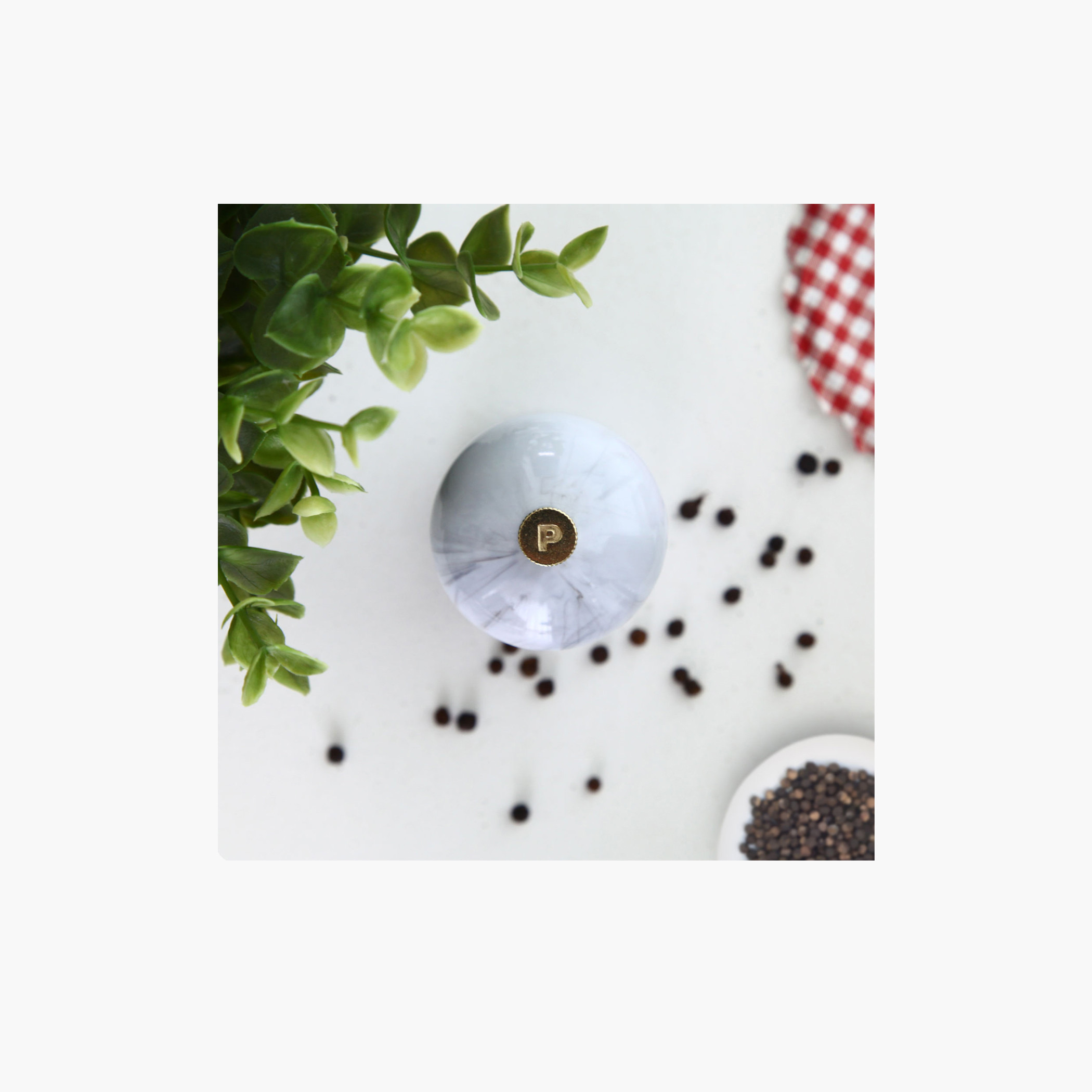Rossetti Santorini Marble Decal Pepper Grinder-household-kitchen-foodstorage-saltandpeppershakers-image-3