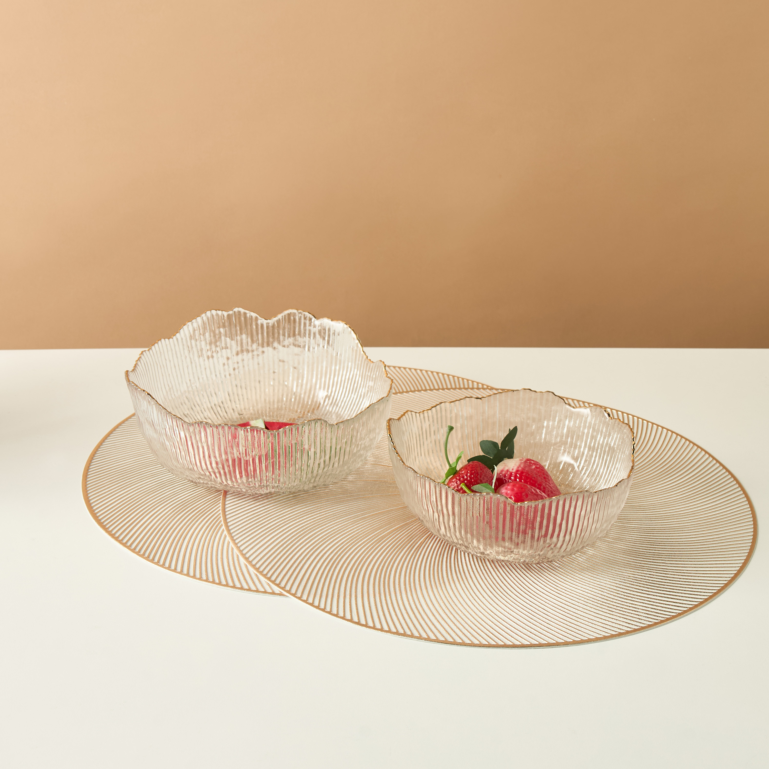 وعاء زجاج بارز الملمس قطعتين-household-dining-dinnerware-bowls-image-1