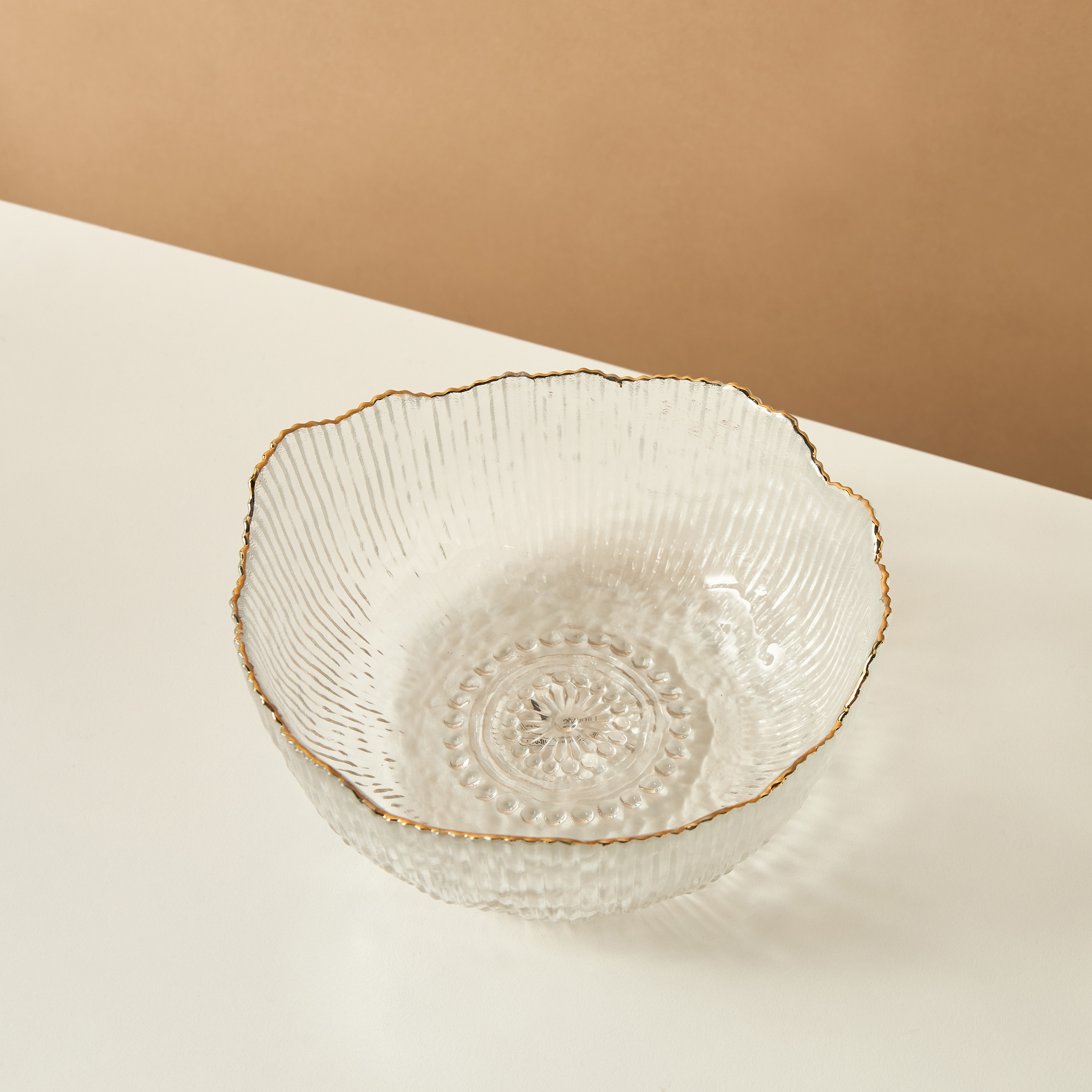 Simax Glass Serving Bowl Set: Borosilicate Glass Oven Safe Bowls - Clear Glass B
