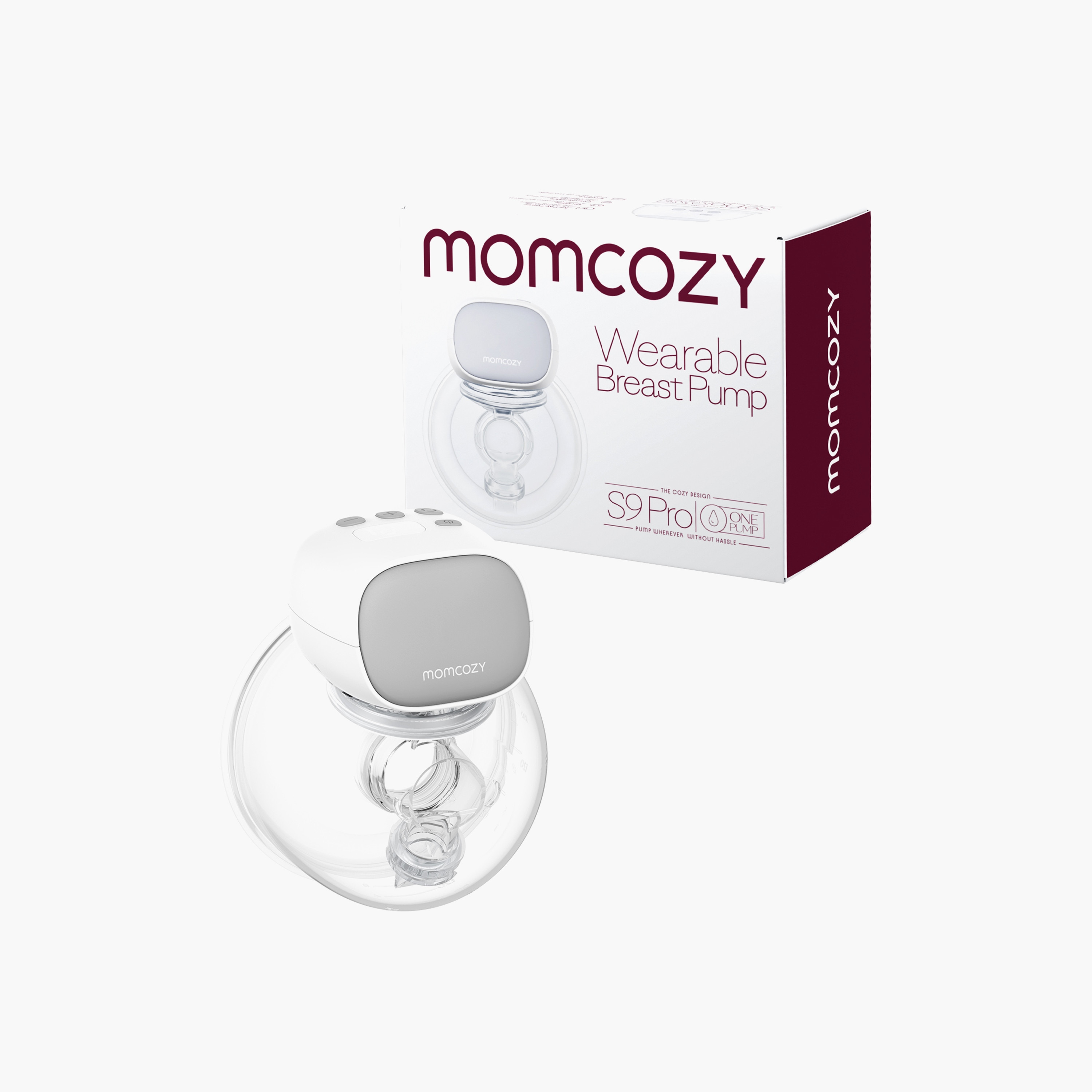 Momcozy S9 Pro Wearable Electric Breast Pump, Grey-baby-feeding-breastfeedingandcare-image-1