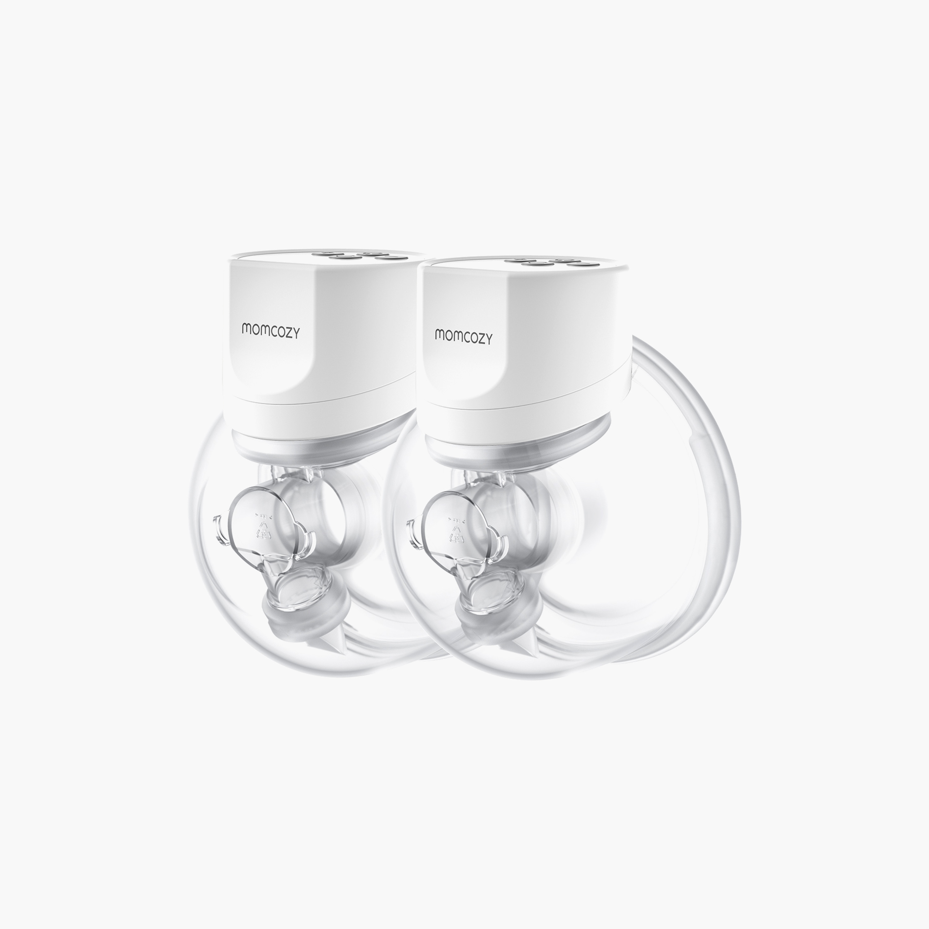 Momcozy Pack of 2 S12 Pro Wearable Wireless Double Electric Breast Pump with Double-Sealed Flange, White-baby-feeding-breastfeedingandcare-image-1