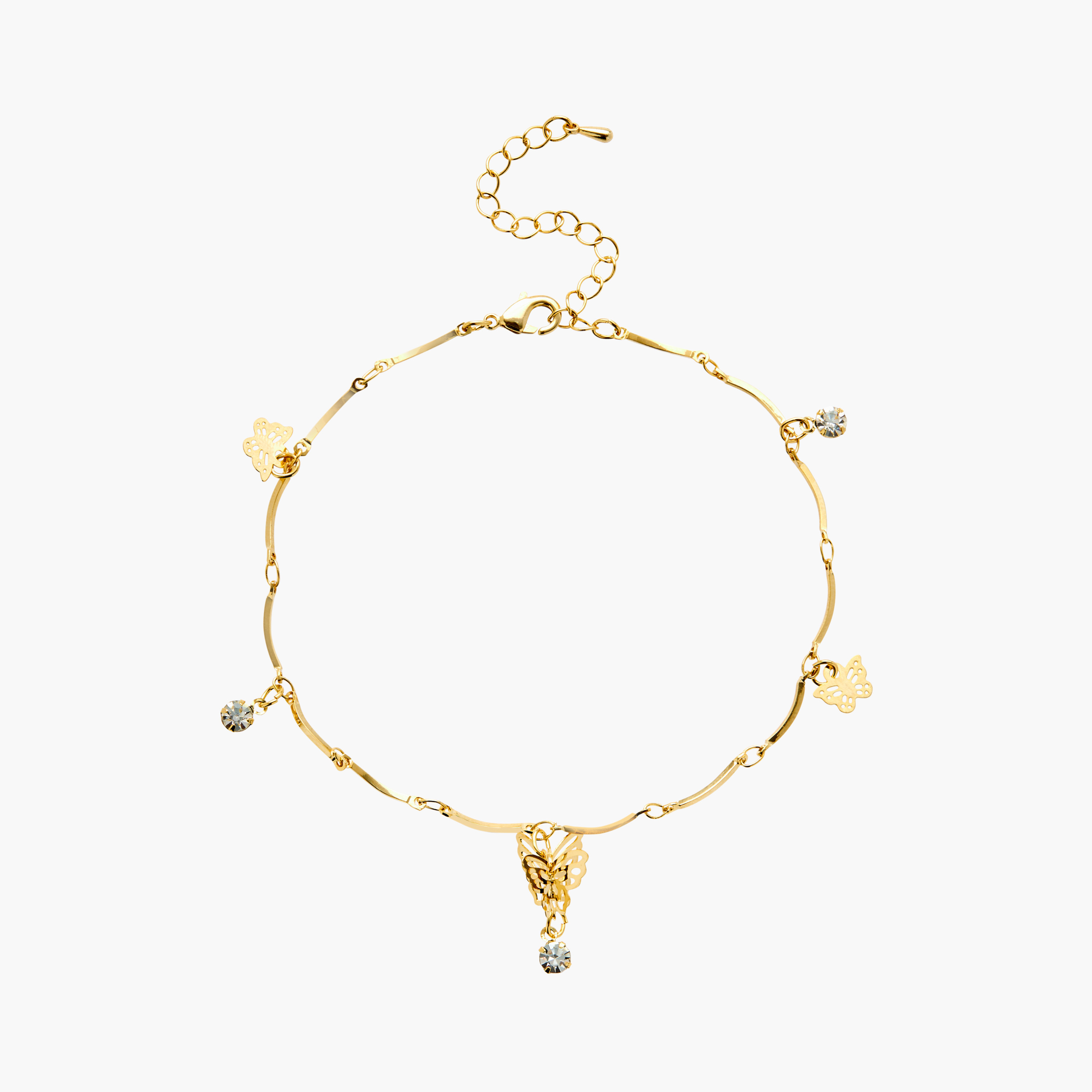 خلخال مزيّن بالخرز بمشبك إغلاق-women-watchesandjewellery-jewellery-anklets-image-3