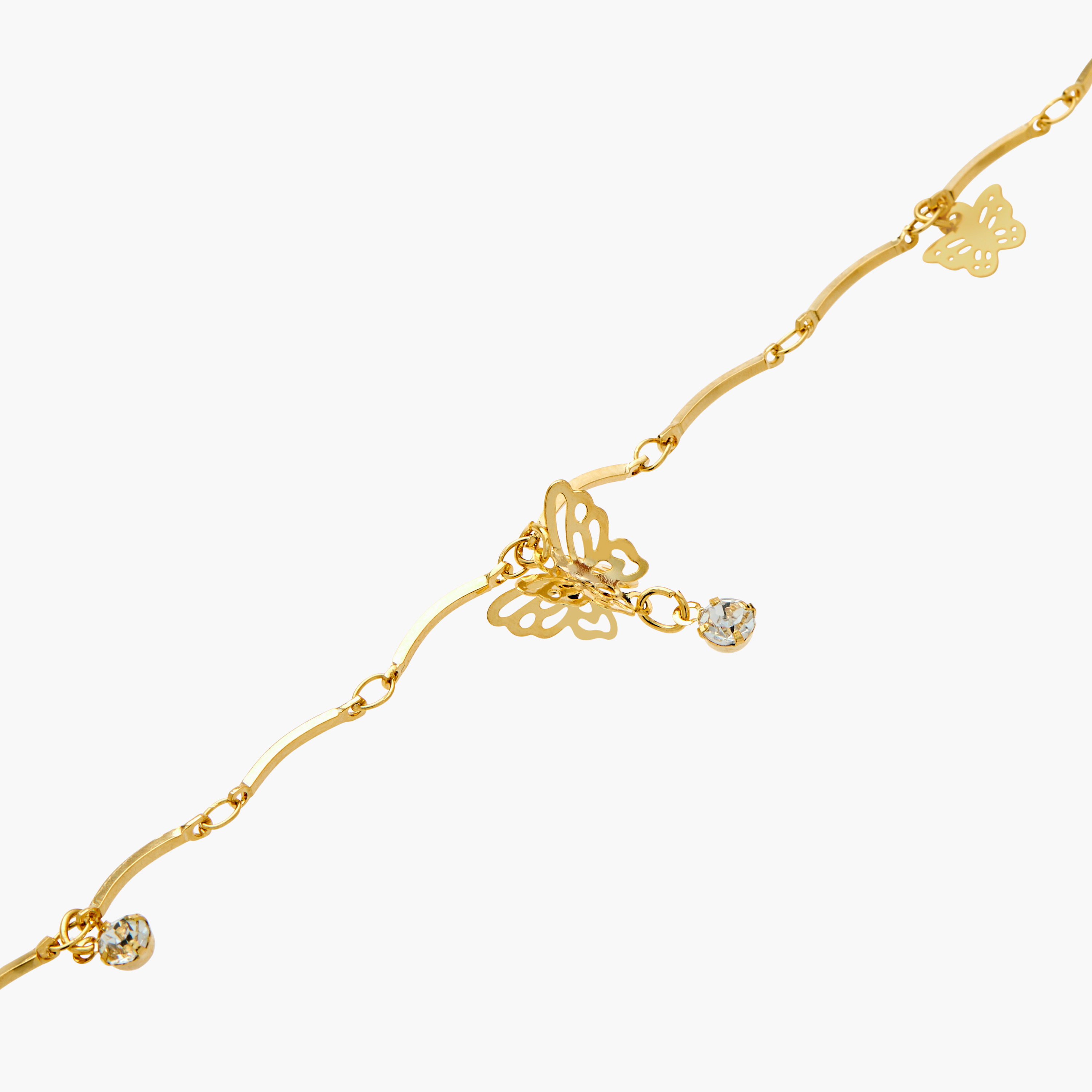 خلخال مزيّن بالخرز بمشبك إغلاق-women-watchesandjewellery-jewellery-anklets-image-1