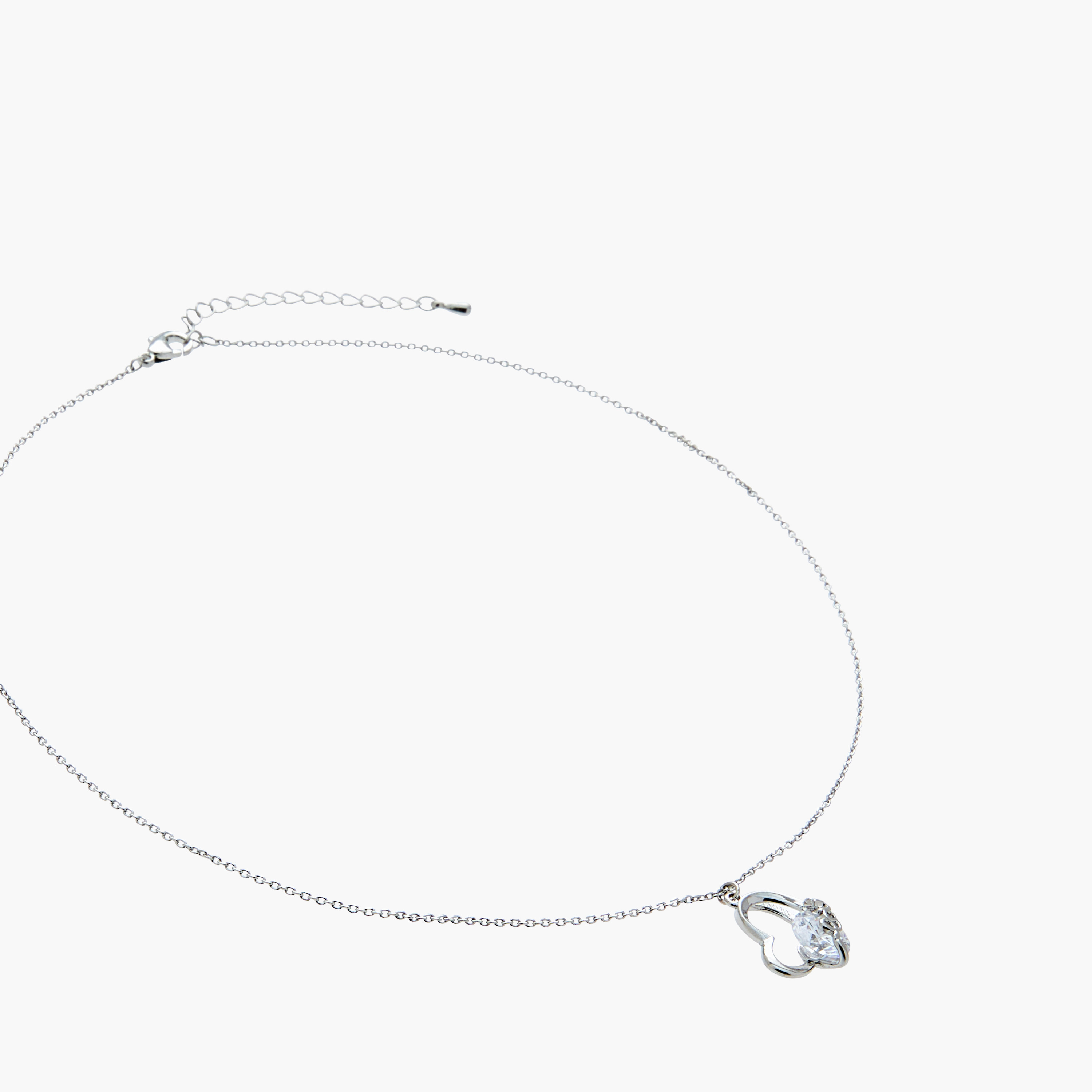 عقد سادة بدلاية ومشبك إغلاق-women-watchesandjewellery-jewellery-necklacesandpendants-image-2
