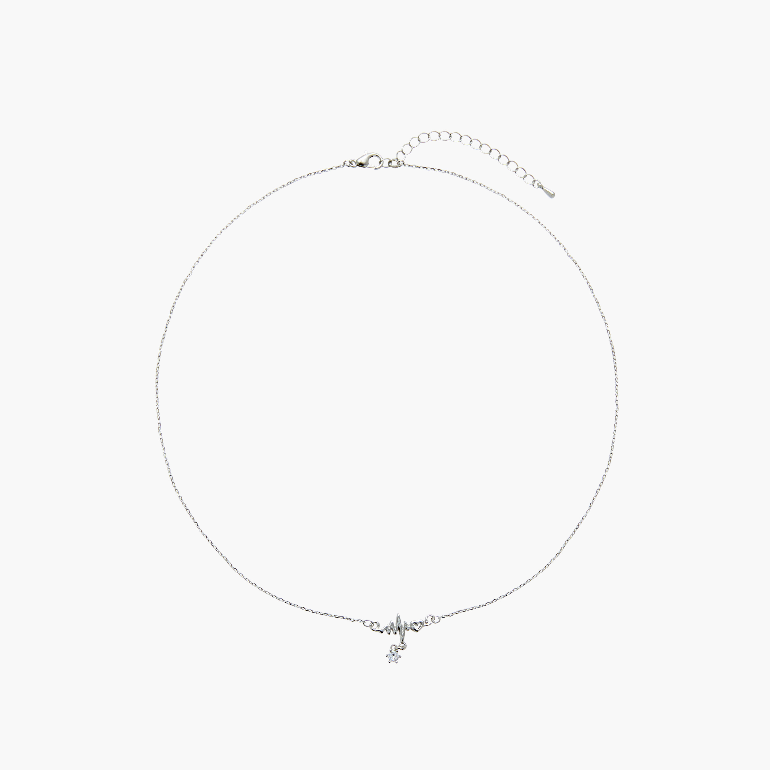 Solid Pendant Necklace with Lobster Clasp Closure-women-watchesandjewellery-jewellery-necklacesandpendants-image-1