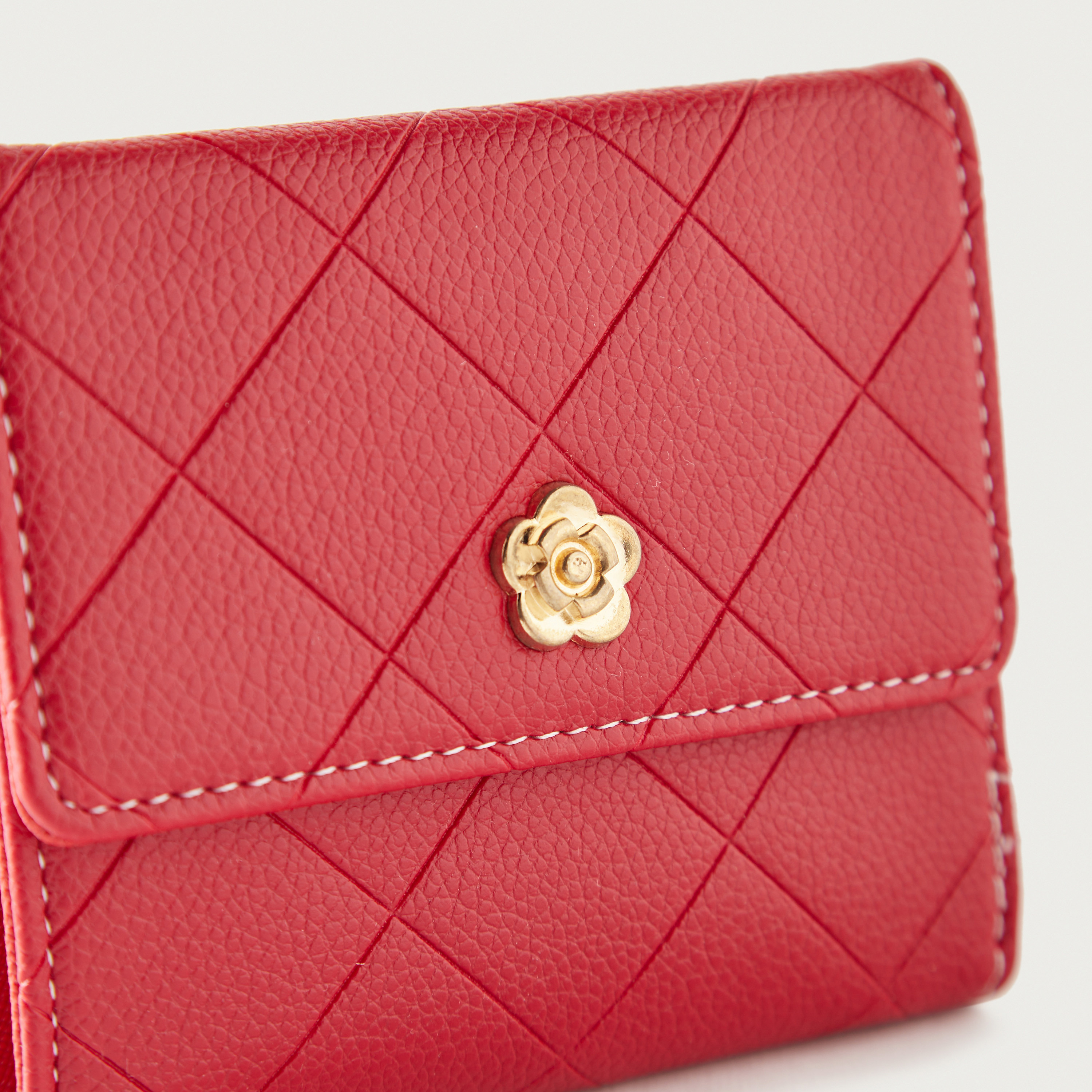 Sasha Quilted Tri-Fold Wallet with Flap Closure-women-bagsandwallets-wallets-image-3