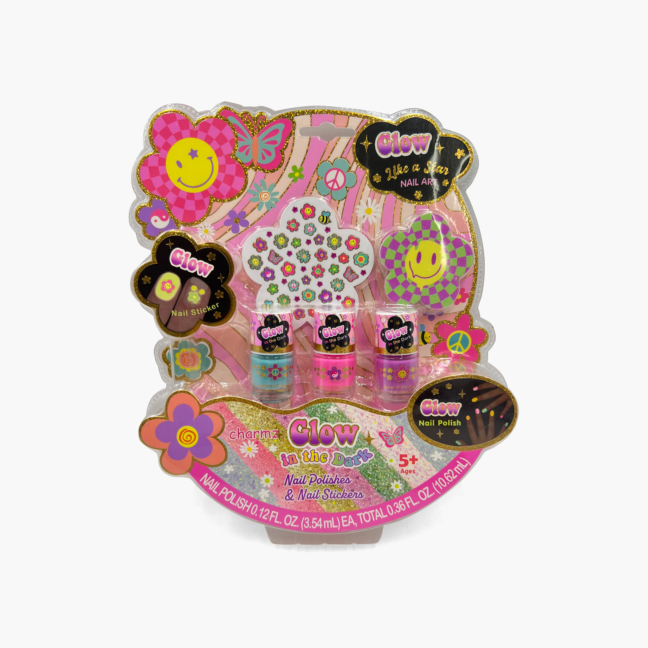 مجموعة أظافر تضيئ في الظلام من تشارمز-toys-roleplay-makeupandcosmeticsets-image-1