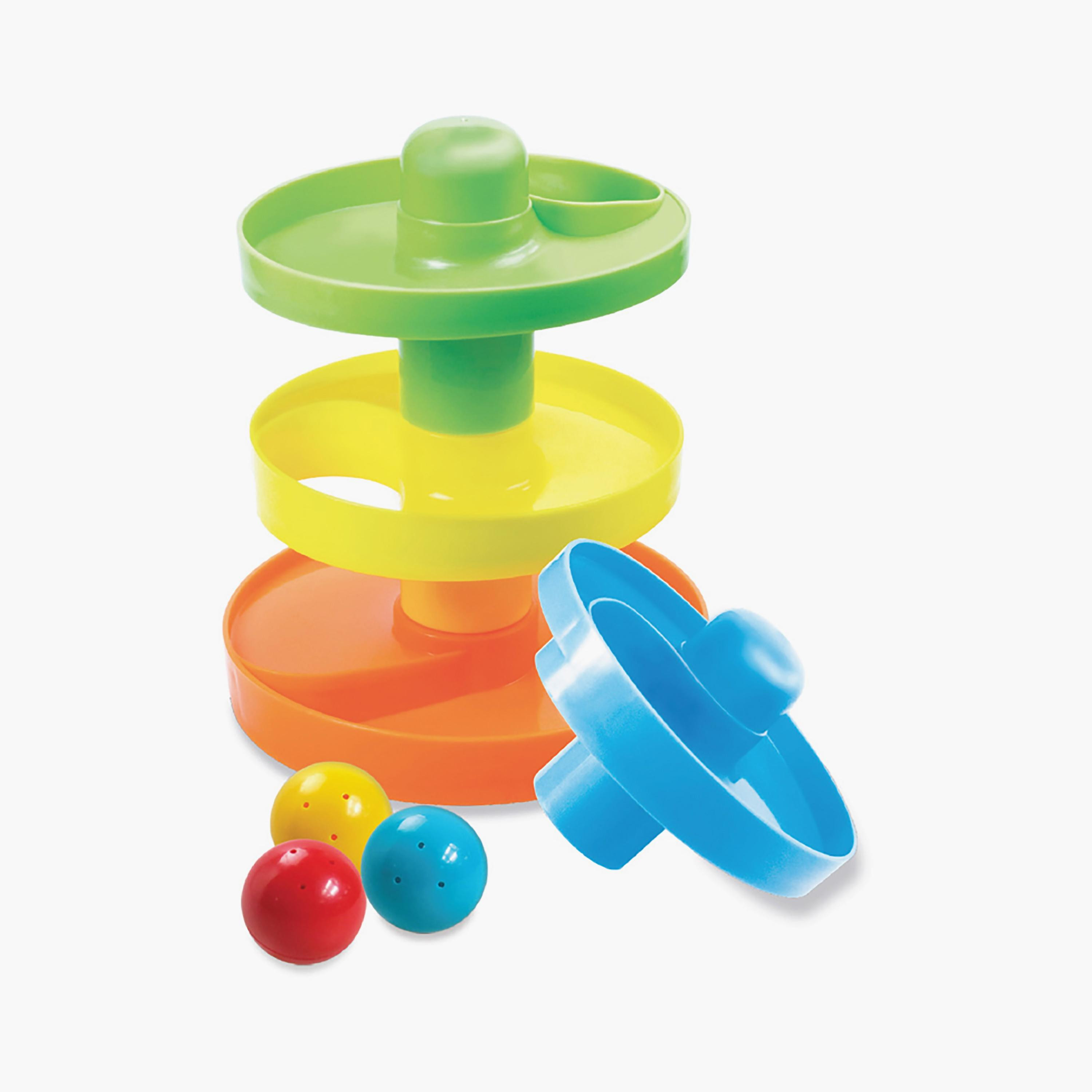 Ball Ramp Visual Buy Moon Spiral Ball Ramp Tower - Ball Drop & Roll Activity Playsets ...