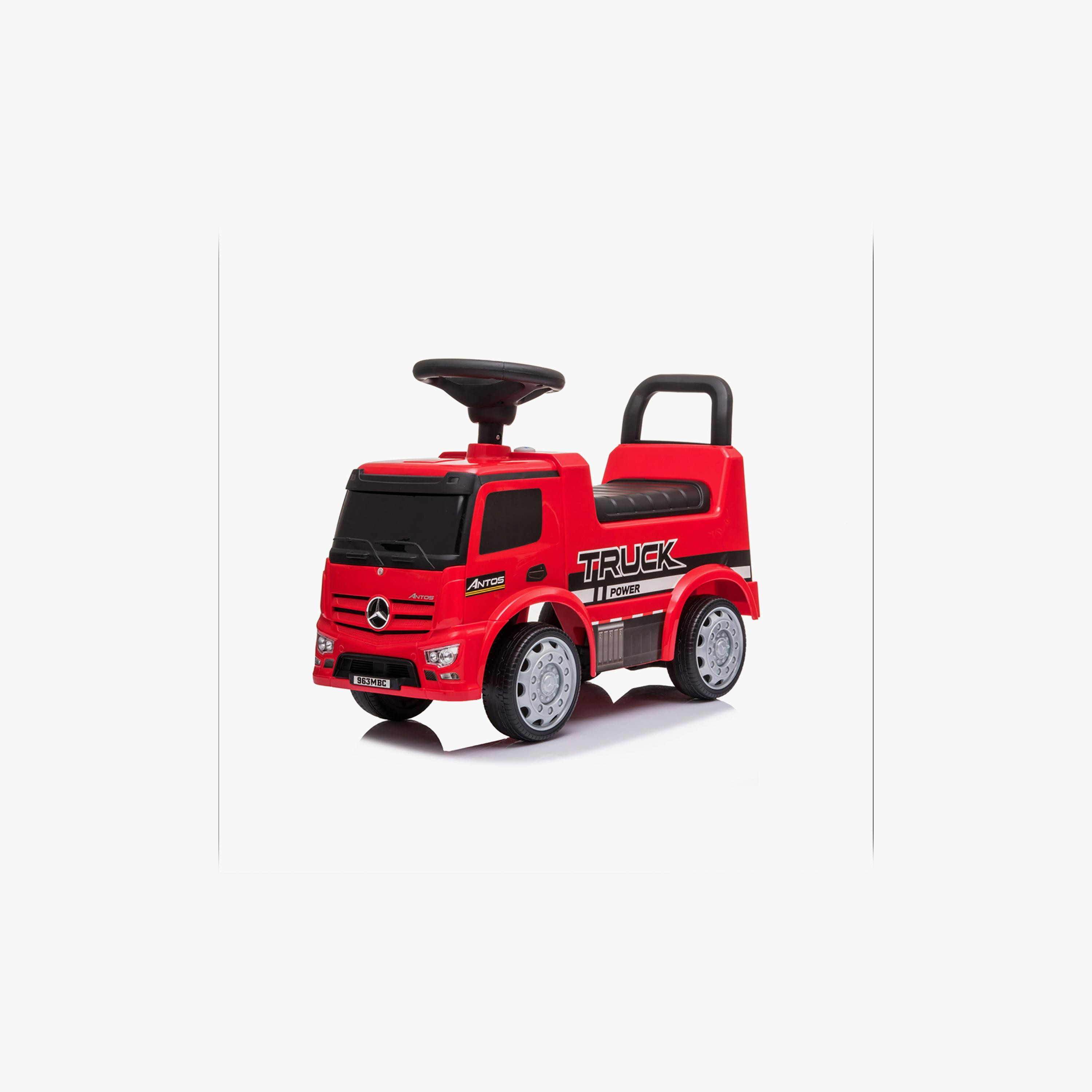 Moon Licensed Ride On Mercedes Benz Truck, Red, 12-36 Months-toys-outdoor-bikesandrideons-electricvehicles-image-1