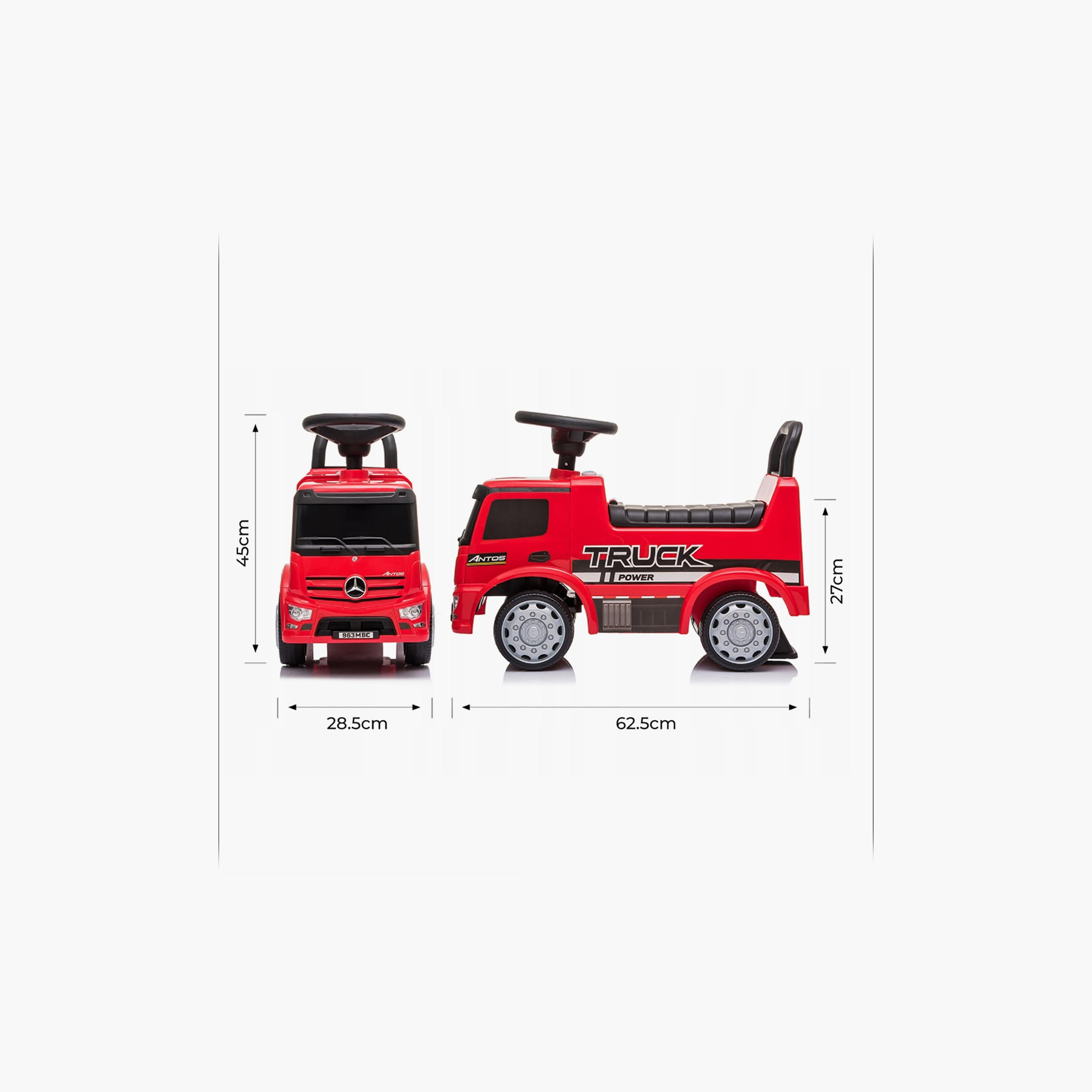 Moon Licensed Ride On Mercedes Benz Truck, Red, 12-36 Months-toys-outdoor-bikesandrideons-electricvehicles-image-3