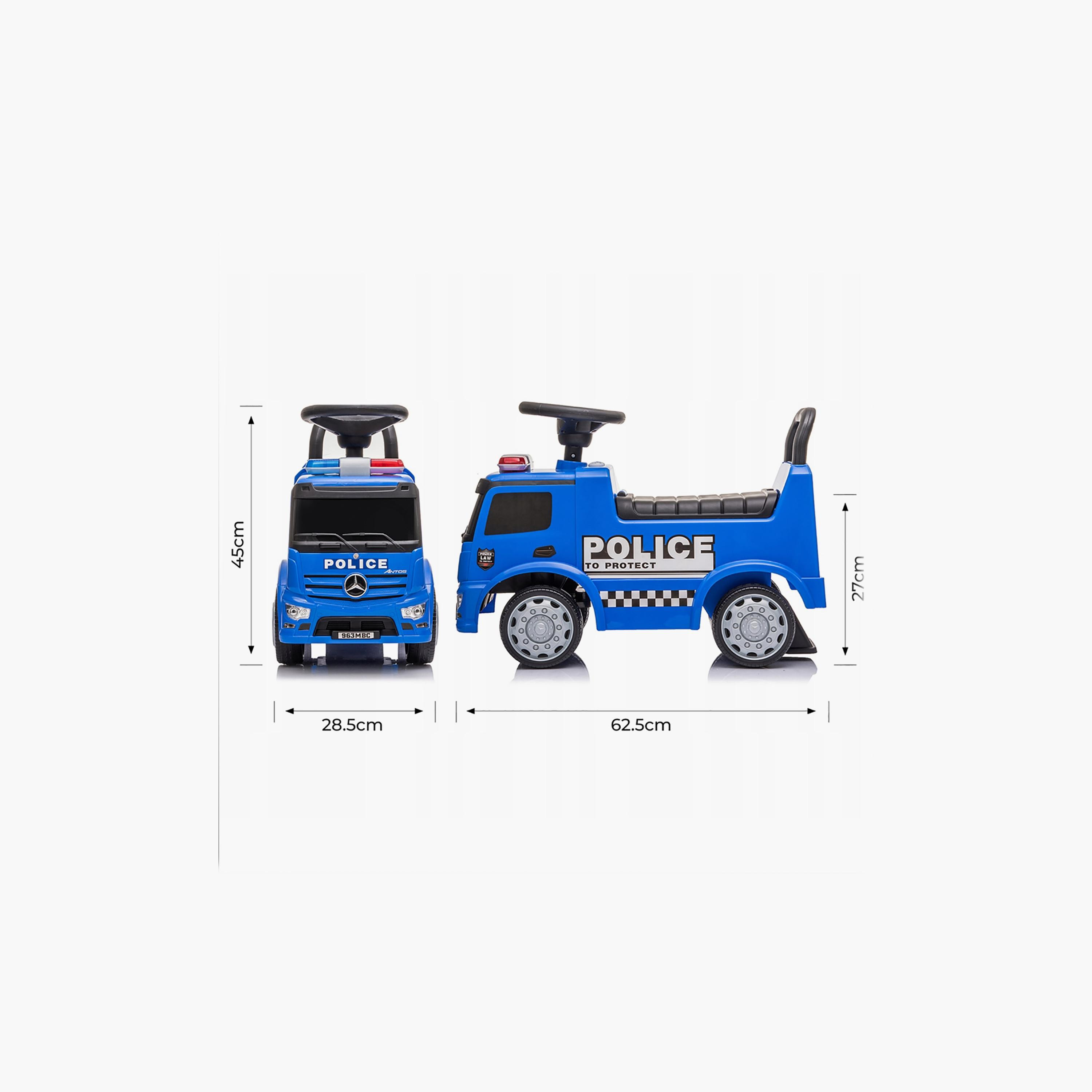 Moon Licensed Ride On Mercedes Benz Police Truck, Red, 12-36 Months-toys-outdoor-bikesandrideons-electricvehicles-image-3
