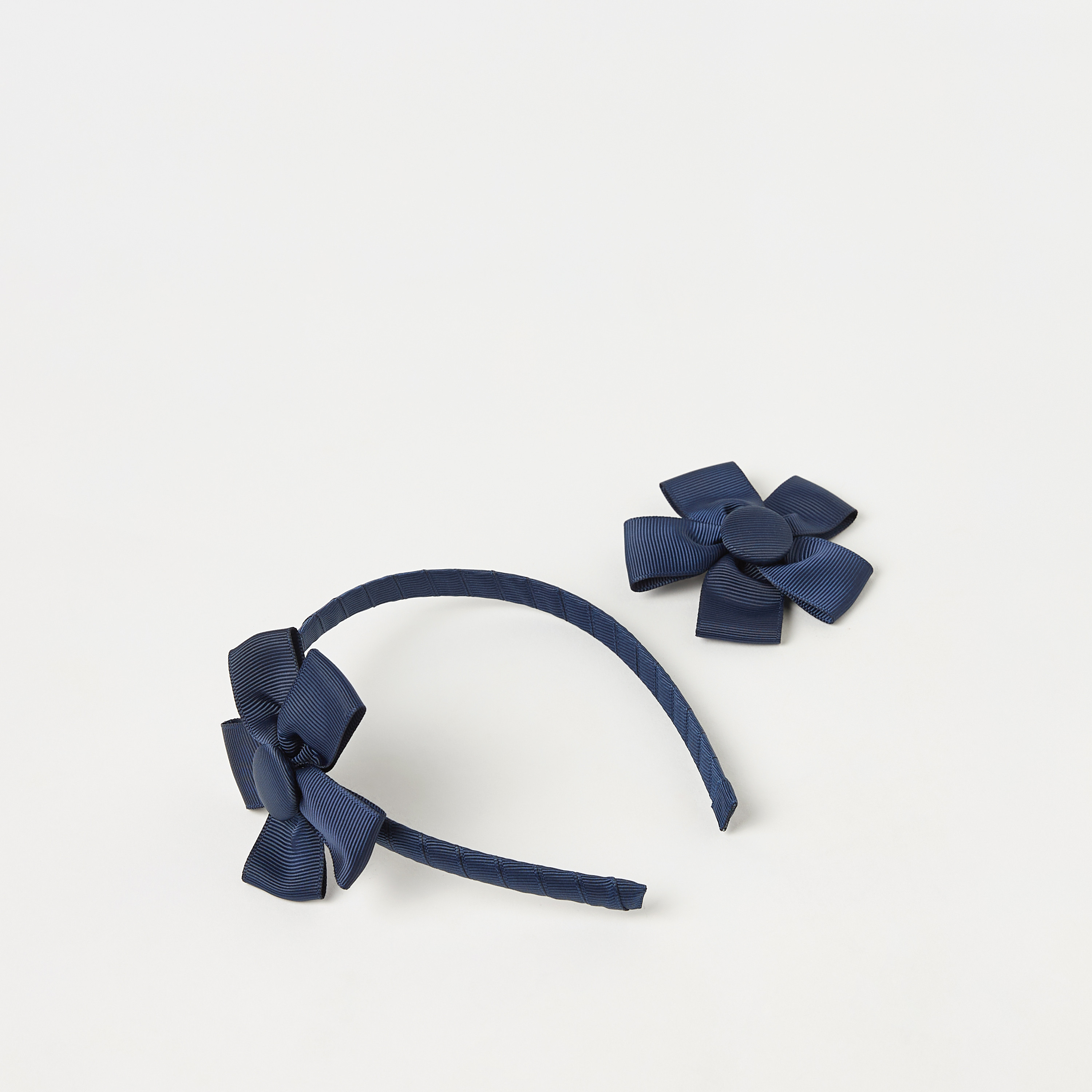 Charmz Bow Accent Hairband and Hair Clip Set-girls-accessories-hairaccessories-image-1