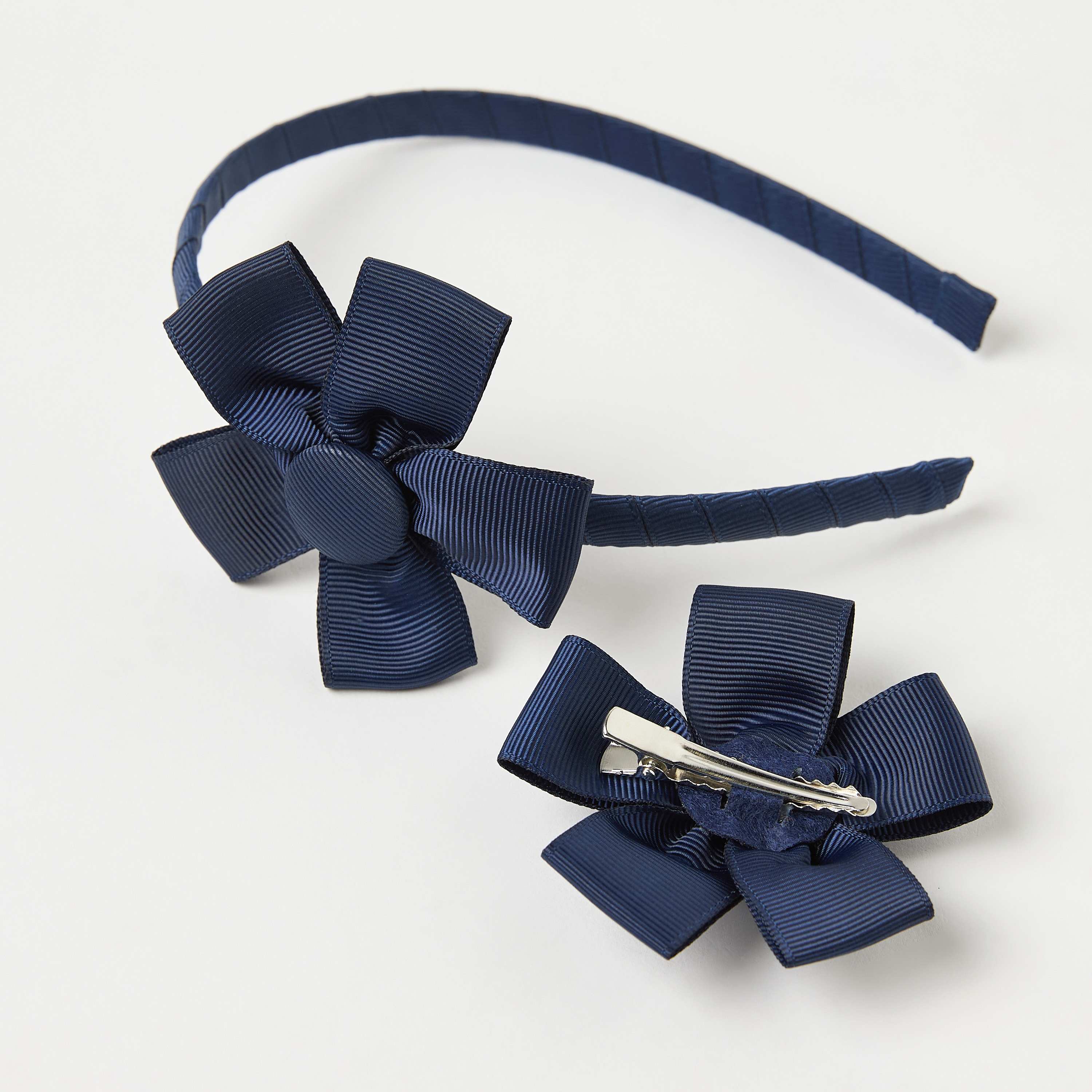 Charmz Bow Accent Hairband and Hair Clip Set-girls-accessories-hairaccessories-image-4