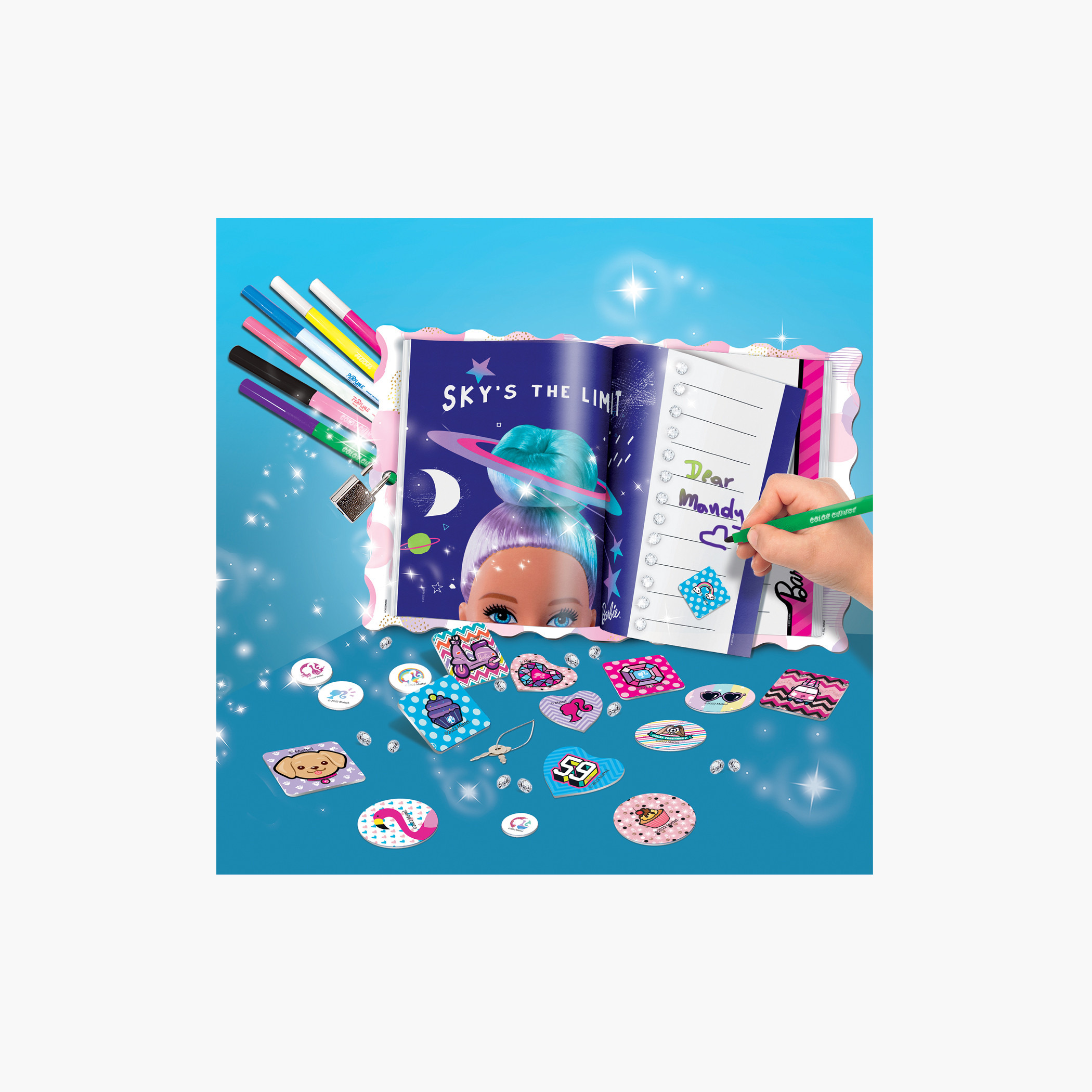 Barbie My Secret Diary Playset-school-stationery-accessories-image-2