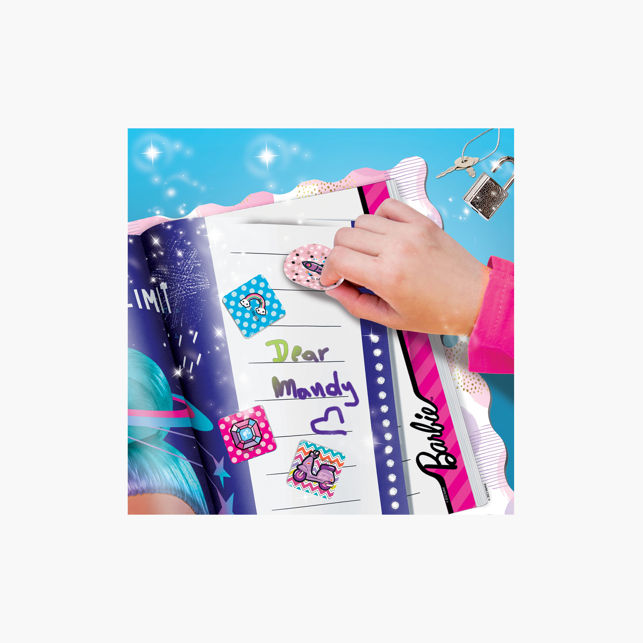 Barbie My Secret Diary Playset-school-stationery-accessories-image-3