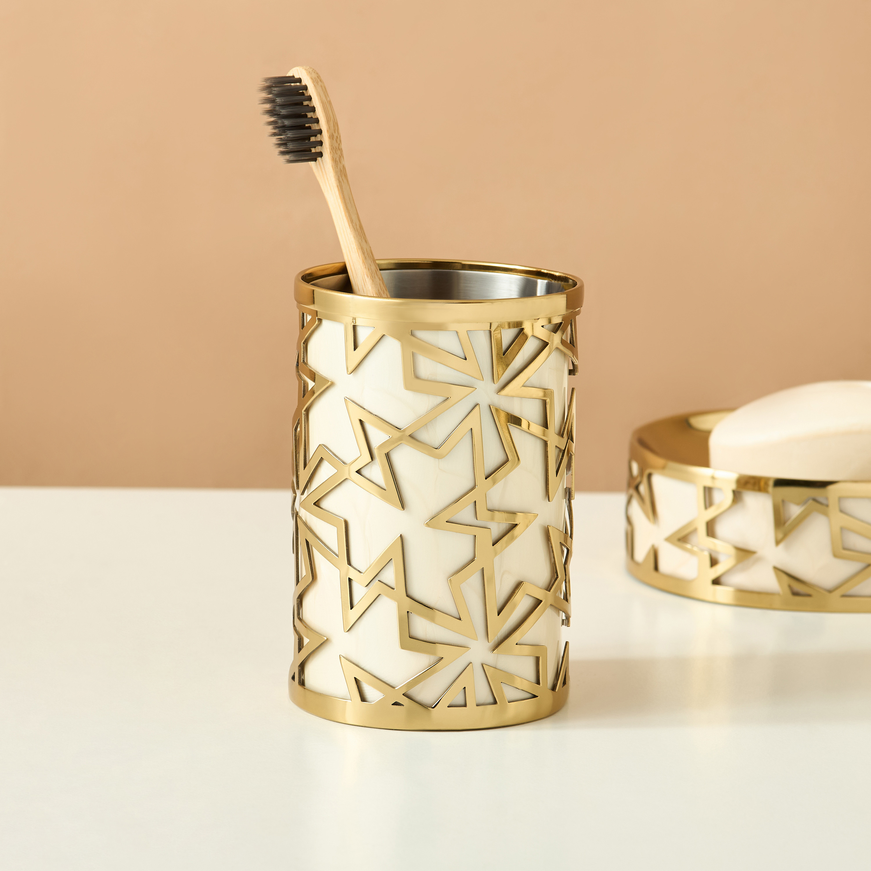 Celebrated Embossed Tumbler-household-bathandlaundry-bathaccessories-toothbrushholdersandtumblers-image-1