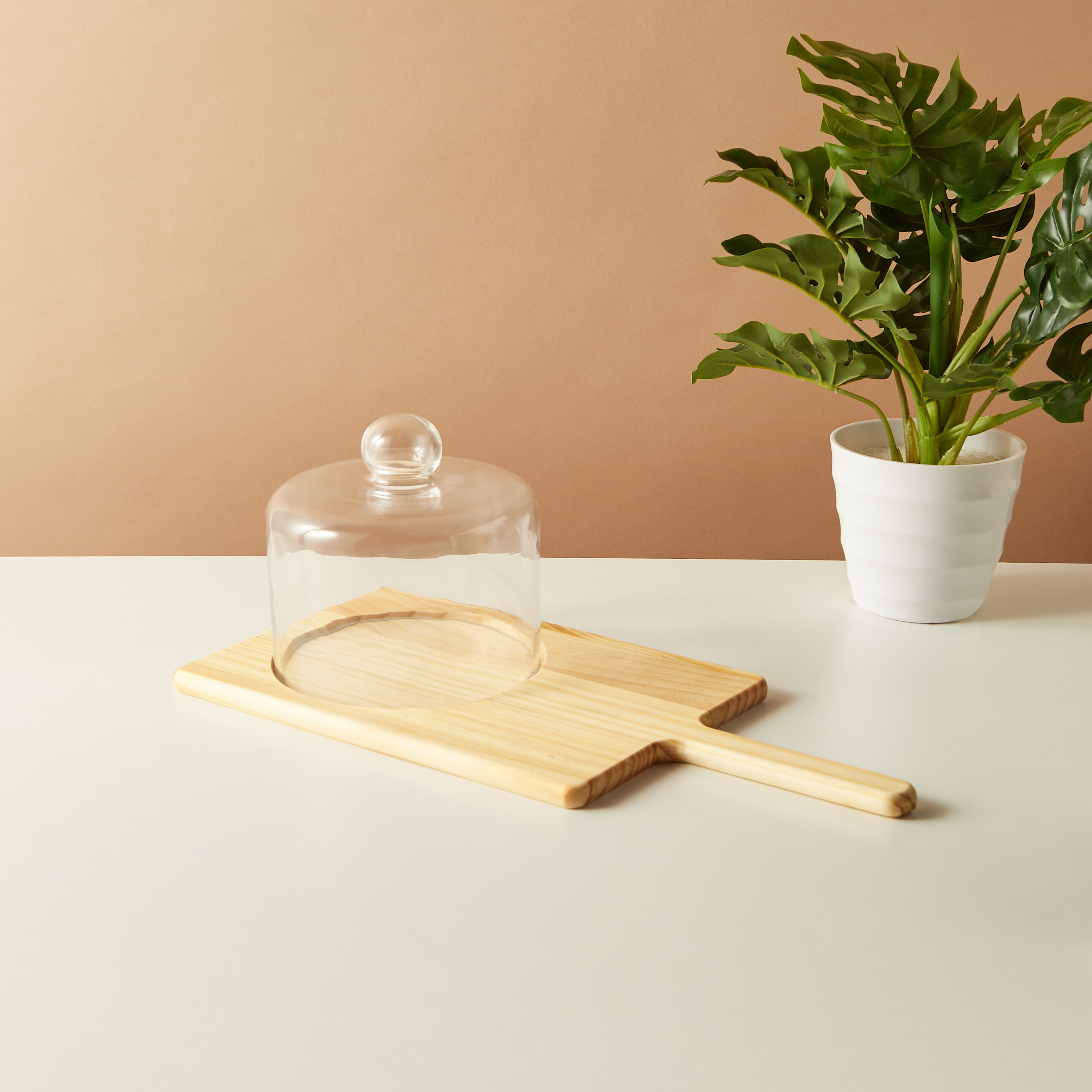 Cutting Board with Glass Dome-household-dining-serveware-cakestands-image-1