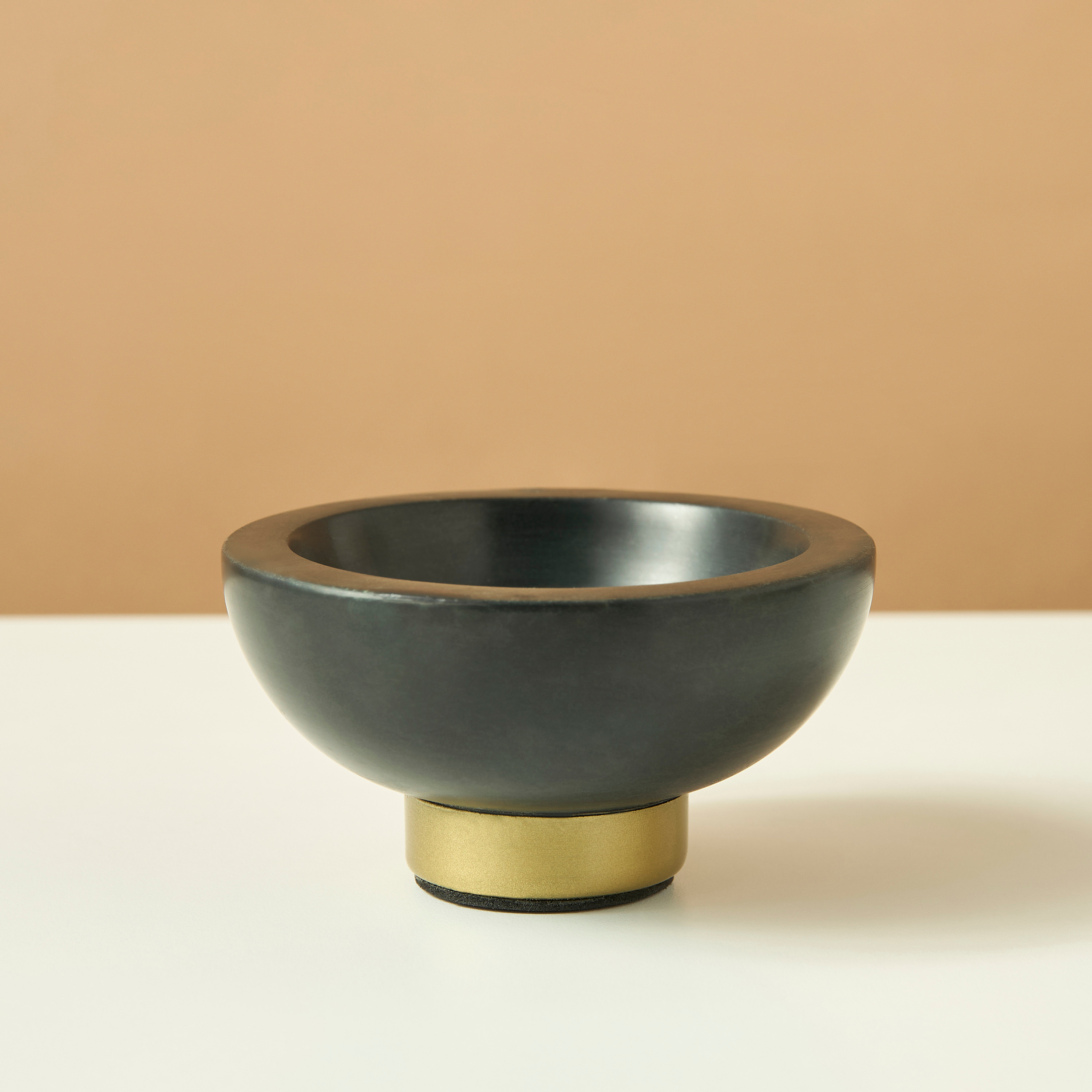 وعاء رخام بقاعدة معدنية-household-dining-dinnerware-bowls-image-2