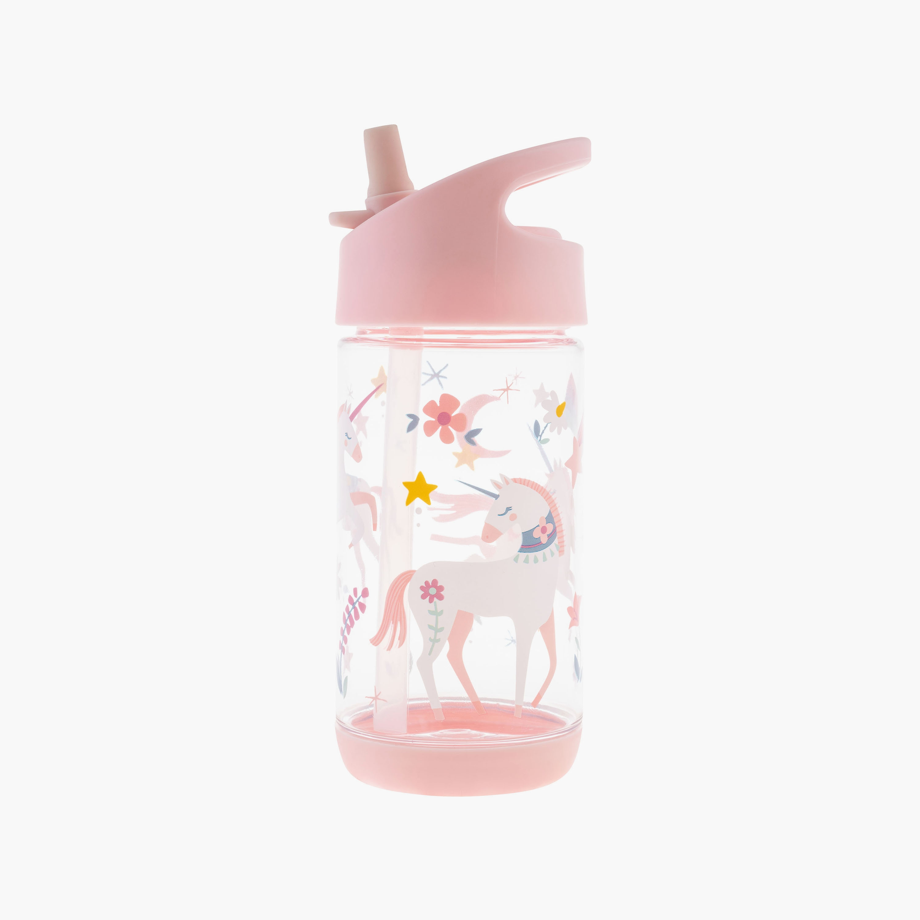 Stephen Joseph BPA Free Flip Top Sipper Water Bottle - Unicorn - 300 ml-school-waterbottles-image-3