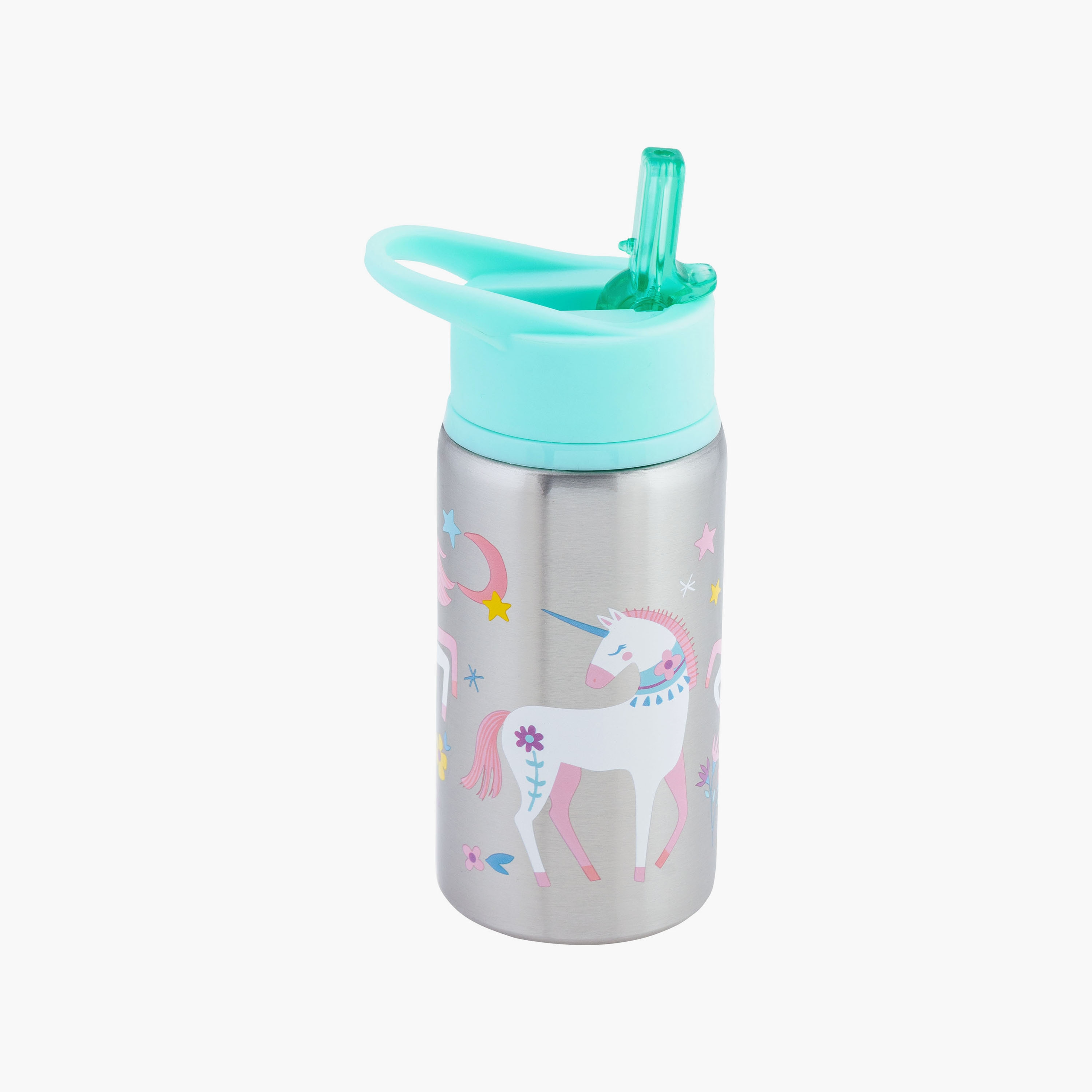 زجاجة مياه ستانلس ستيل من ستيفن جوزيف، يونيكورن، 532 مل-school-waterbottles-image-1
