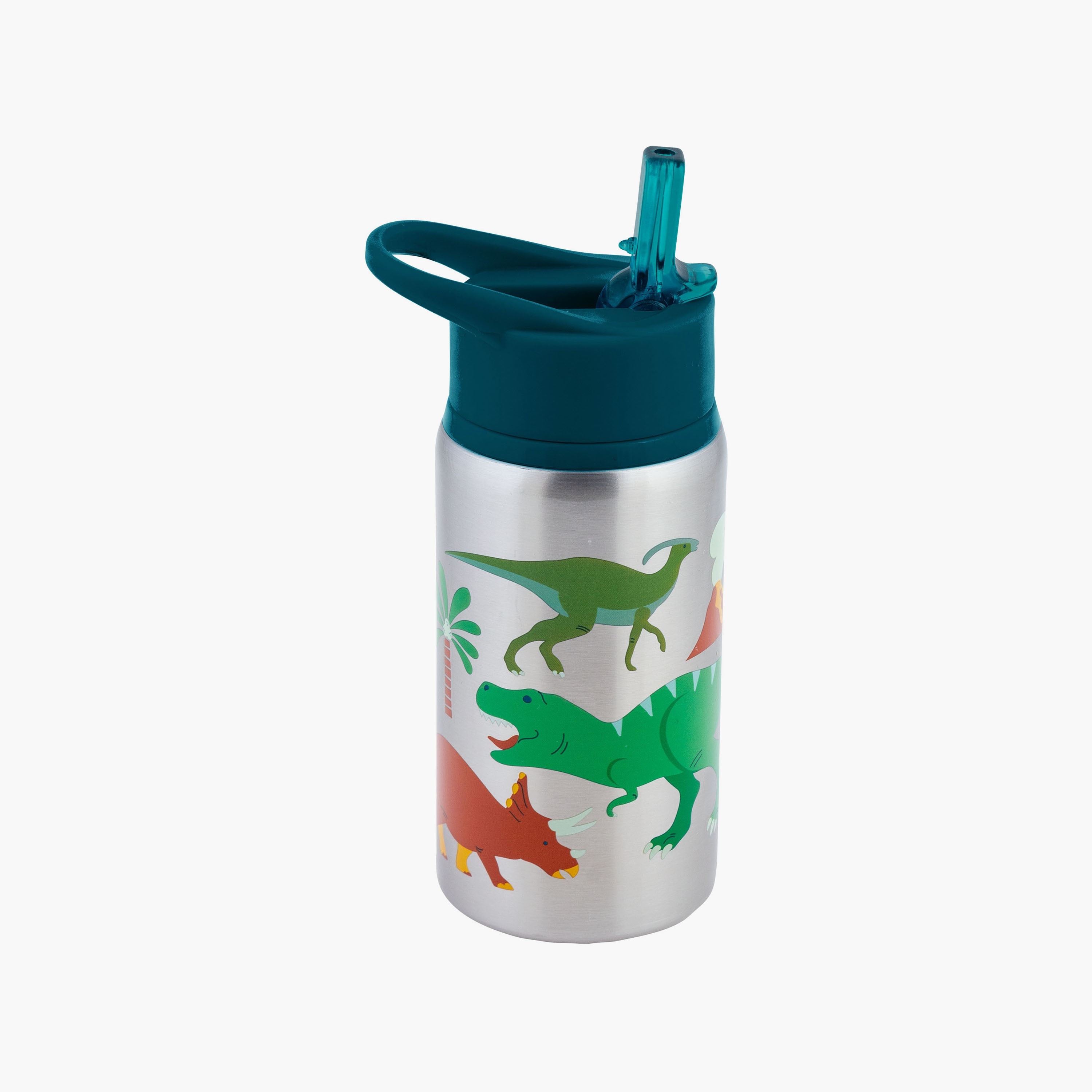 Stephen Joseph Stainless Steel Water Bottle - Dino - 532 ml-school-waterbottles-image-1