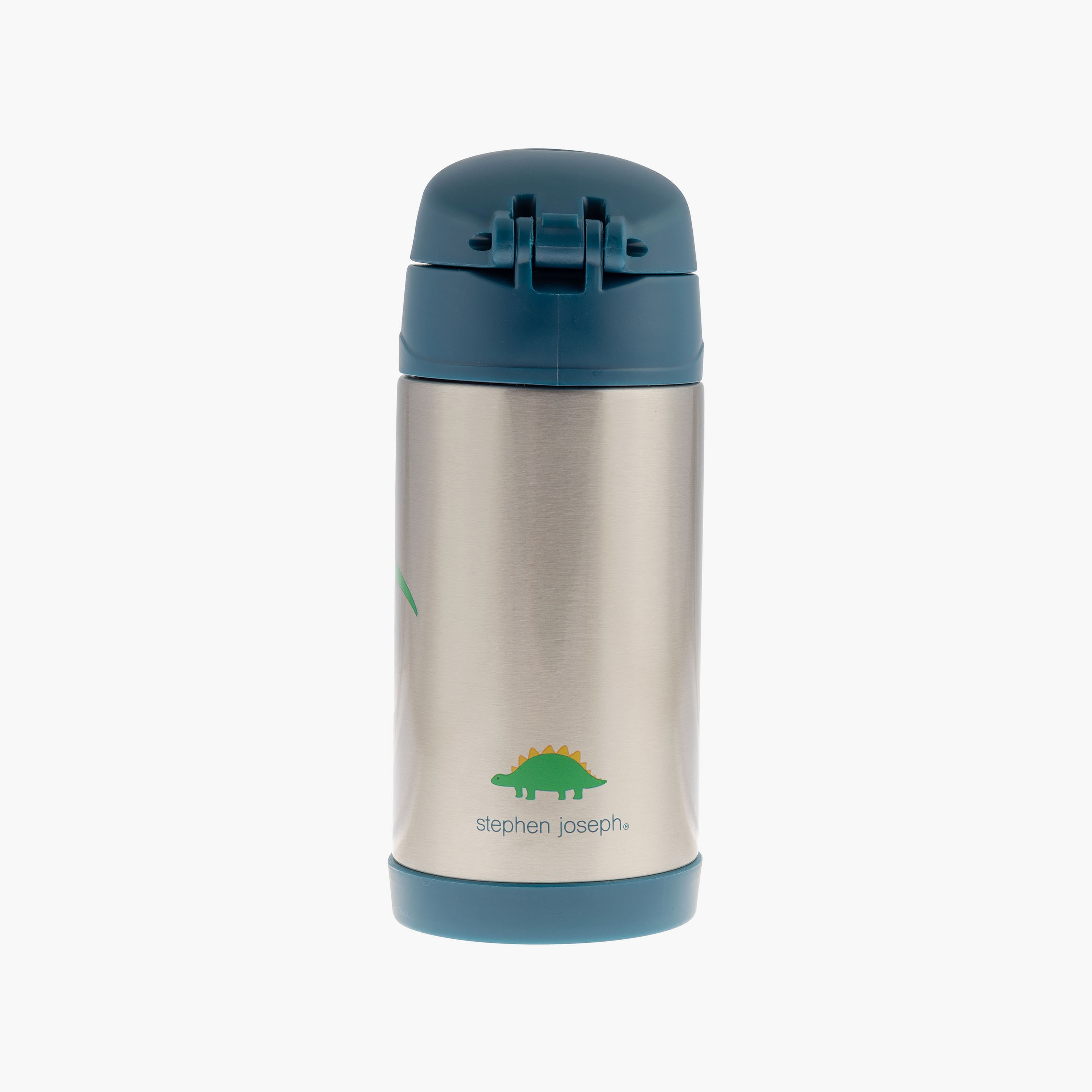 Stephen Joseph Insulated Stainless Steel Water Bottle - Dino - 350 ml-school-waterbottles-image-2