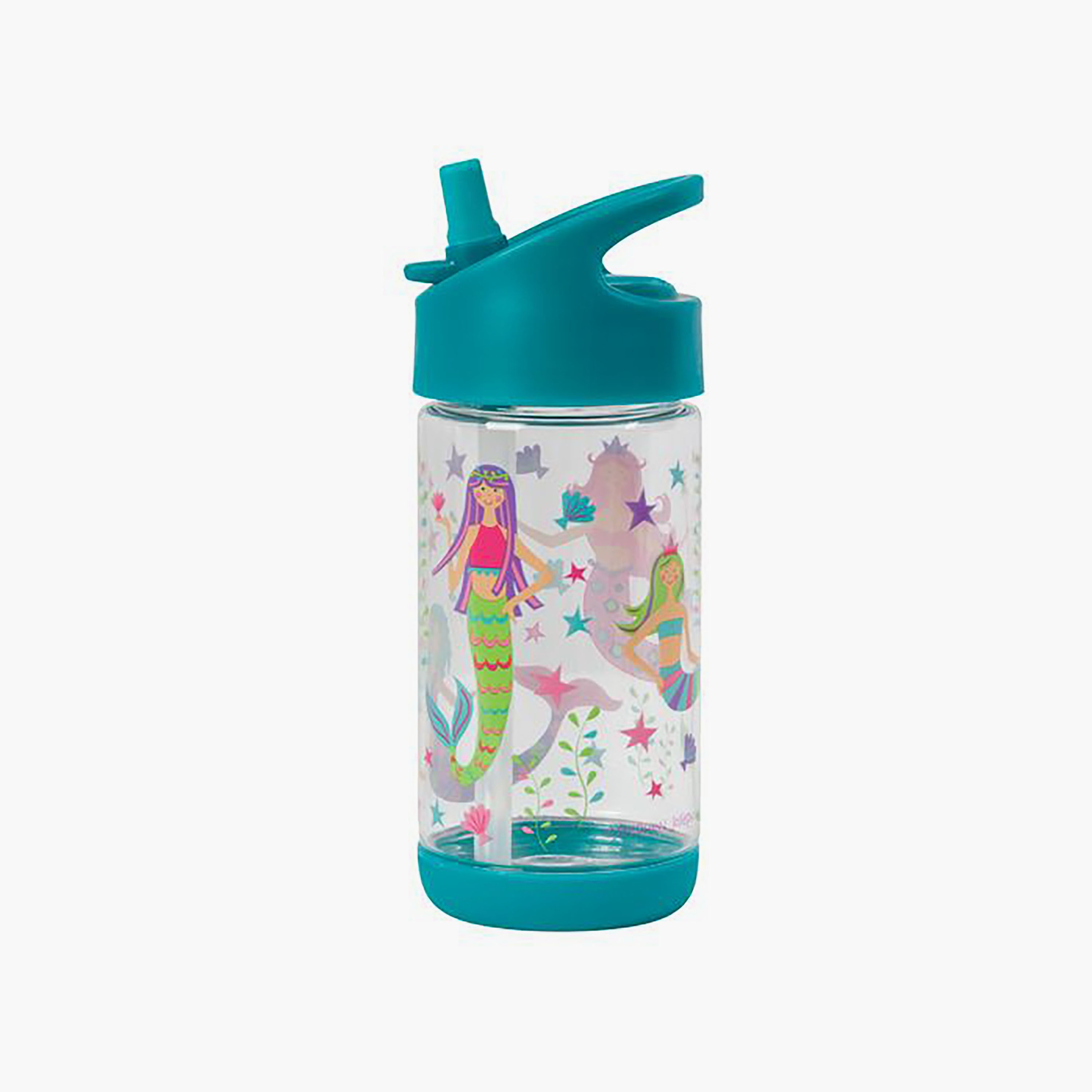زجاجة مياه بشفاطة وغطاء علوي خالية من مادة BPA من ستيفن جوزيف، حورية البحر، 300 مل-school-waterbottles-image-3