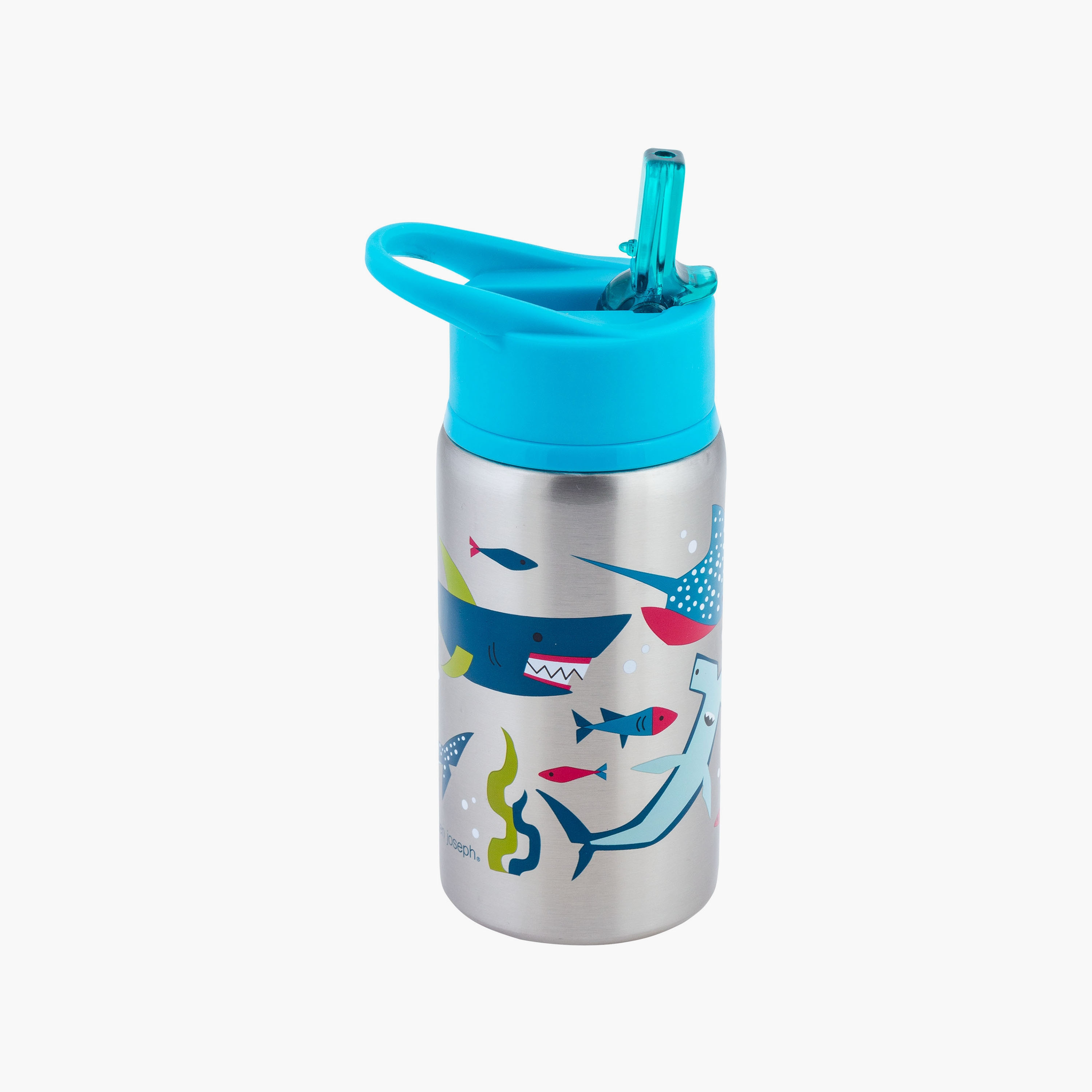 Stephen Joseph Stainless Steel Water Bottle - Shark - 532 ml-school-waterbottles-image-1