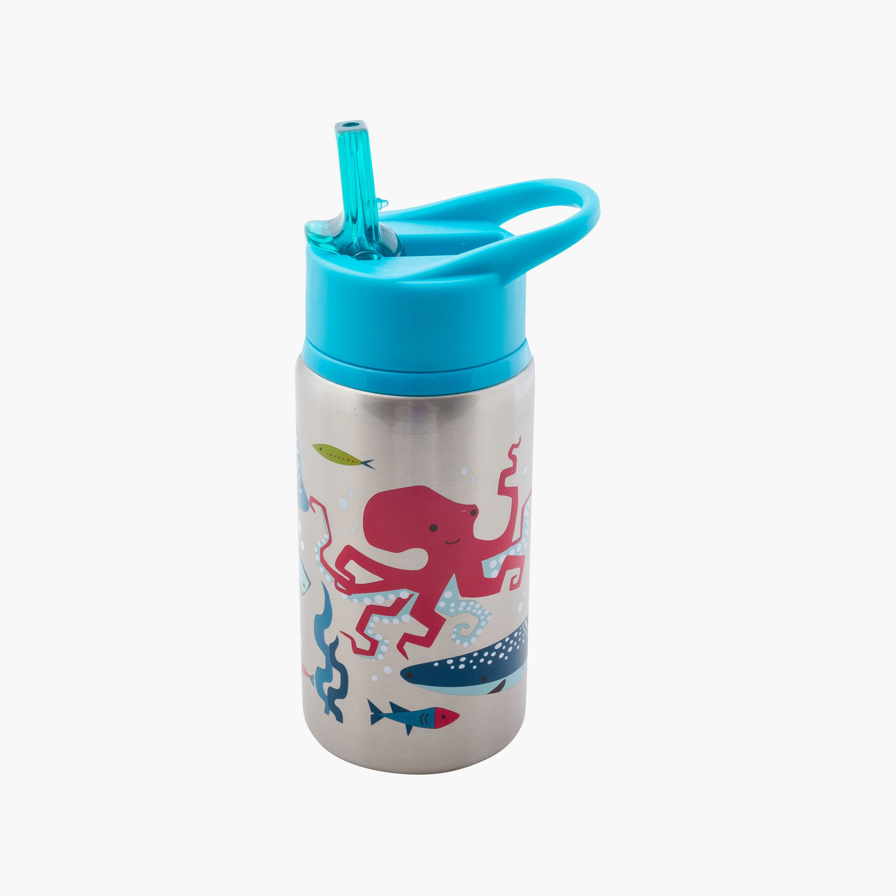Stephen Joseph Stainless Steel Water Bottle - Shark - 532 ml-school-waterbottles-image-2