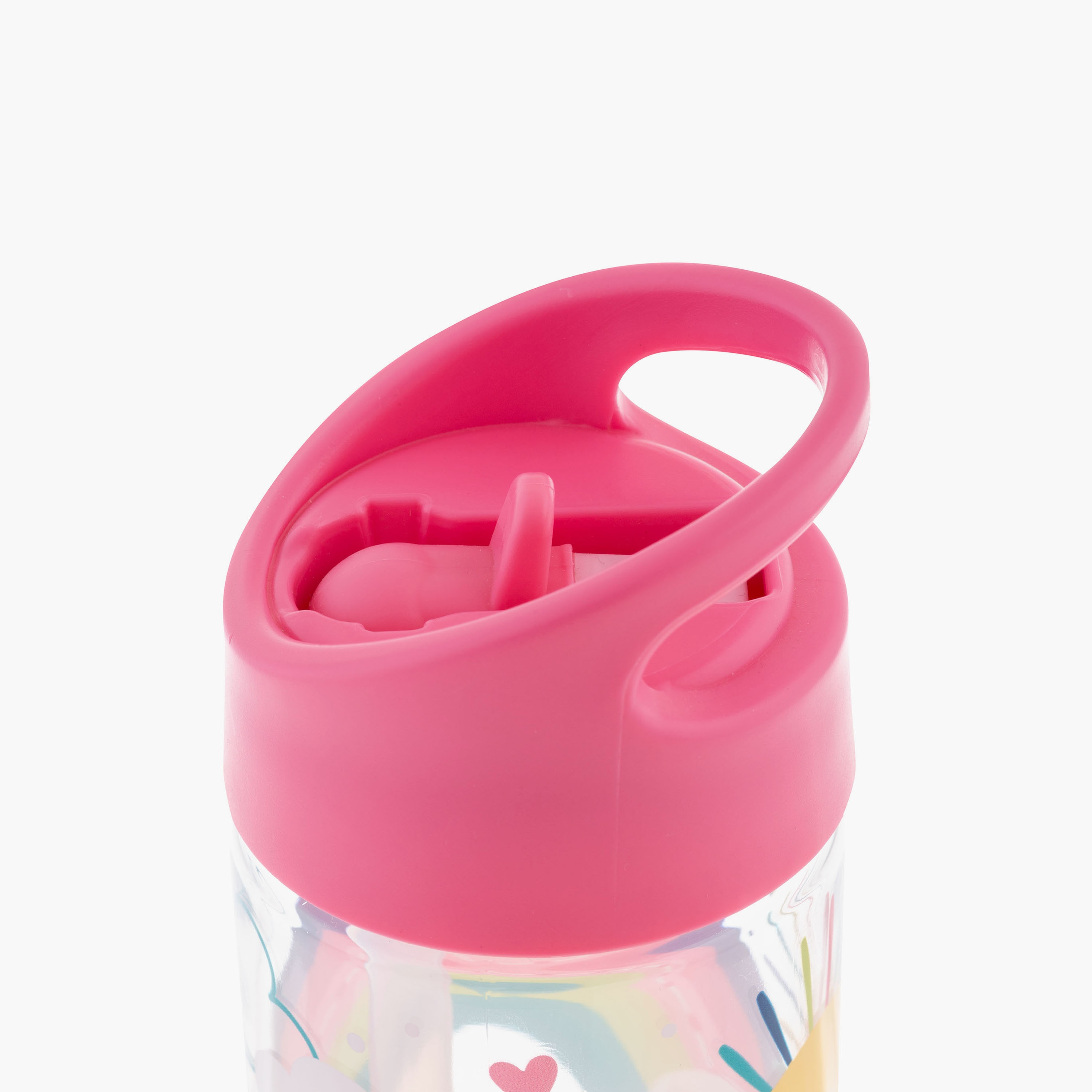 زجاجة مياه بشفاطة وغطاء علوي خالية من مادة BPA من ستيفن جوزيف، قوس قزح، 300 مل-school-waterbottles-image-2