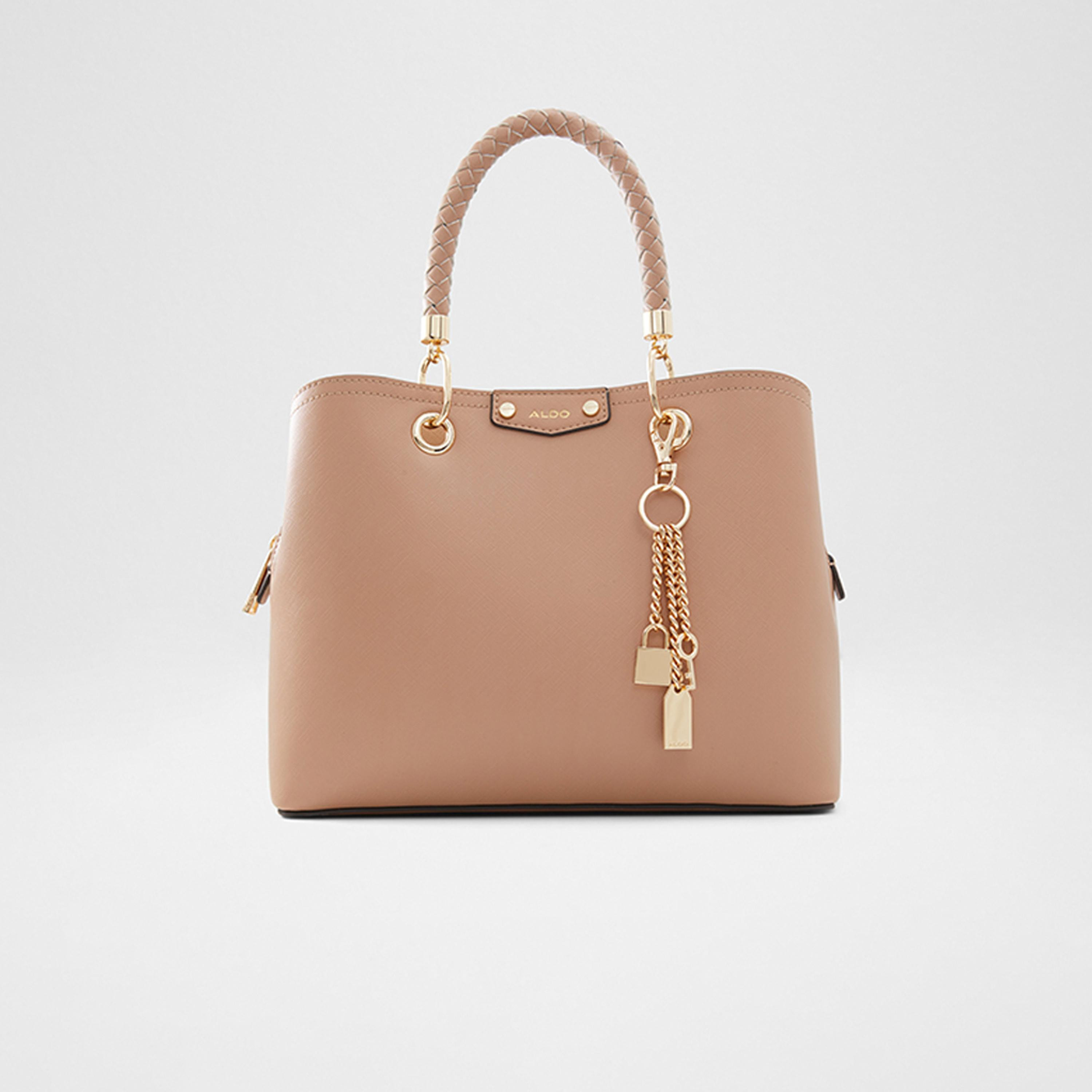 Aldo Lothycan Textured Top Handle Tote Bag with Zipper and Detachable Strap-women-bagsandwallets-handbags-image-1