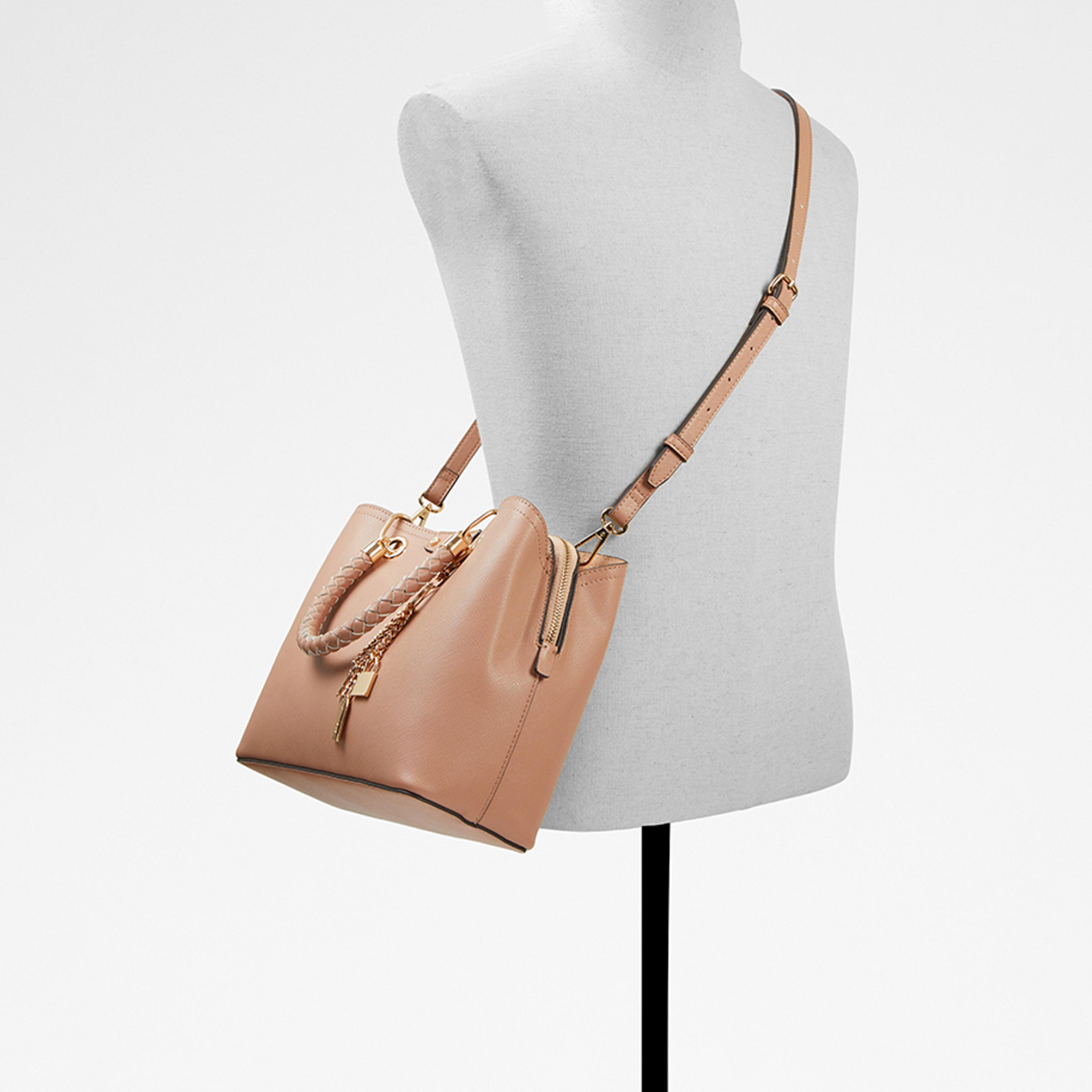 Aldo Lothycan Textured Top Handle Tote Bag with Zipper and Detachable Strap-women-bagsandwallets-handbags-image-3