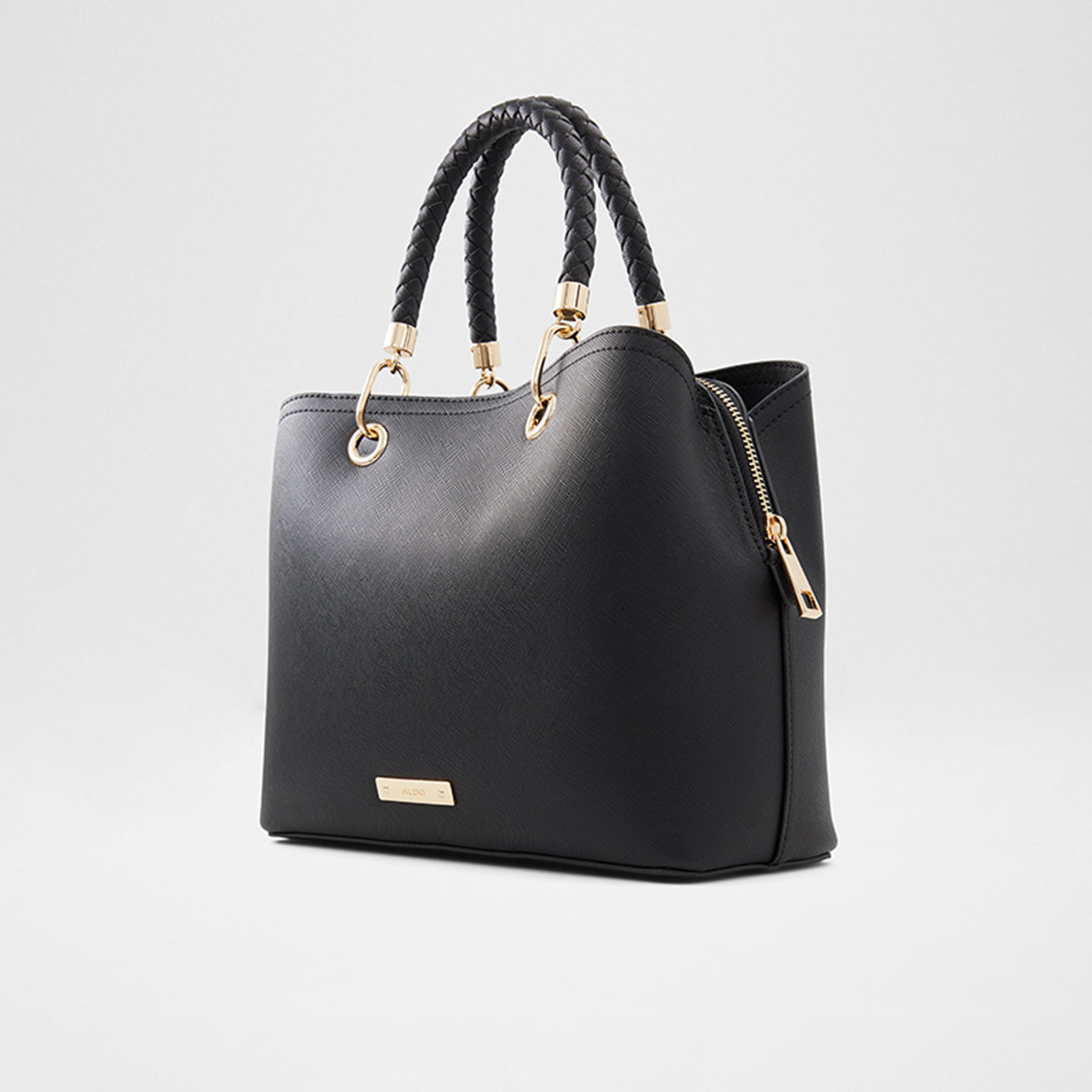 Aldo Lothycan Textured Top Handle Tote Bag with Zipper and Detachable Strap-women-bagsandwallets-handbags-image-4