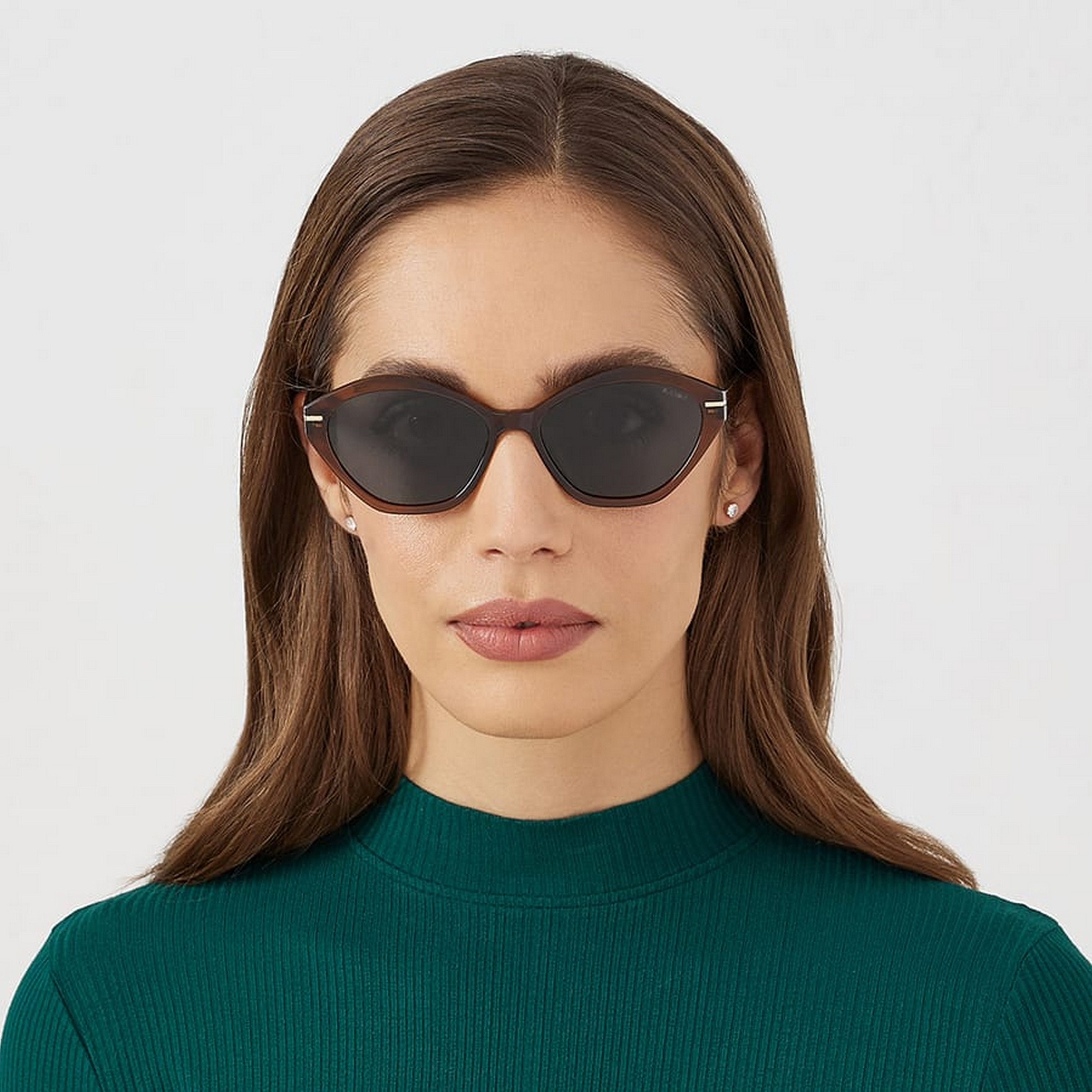 نظارة شمسية بنية ذات هندسية من بلاك أوت سيانو مع 56 مم-women-sunglasses-image-5