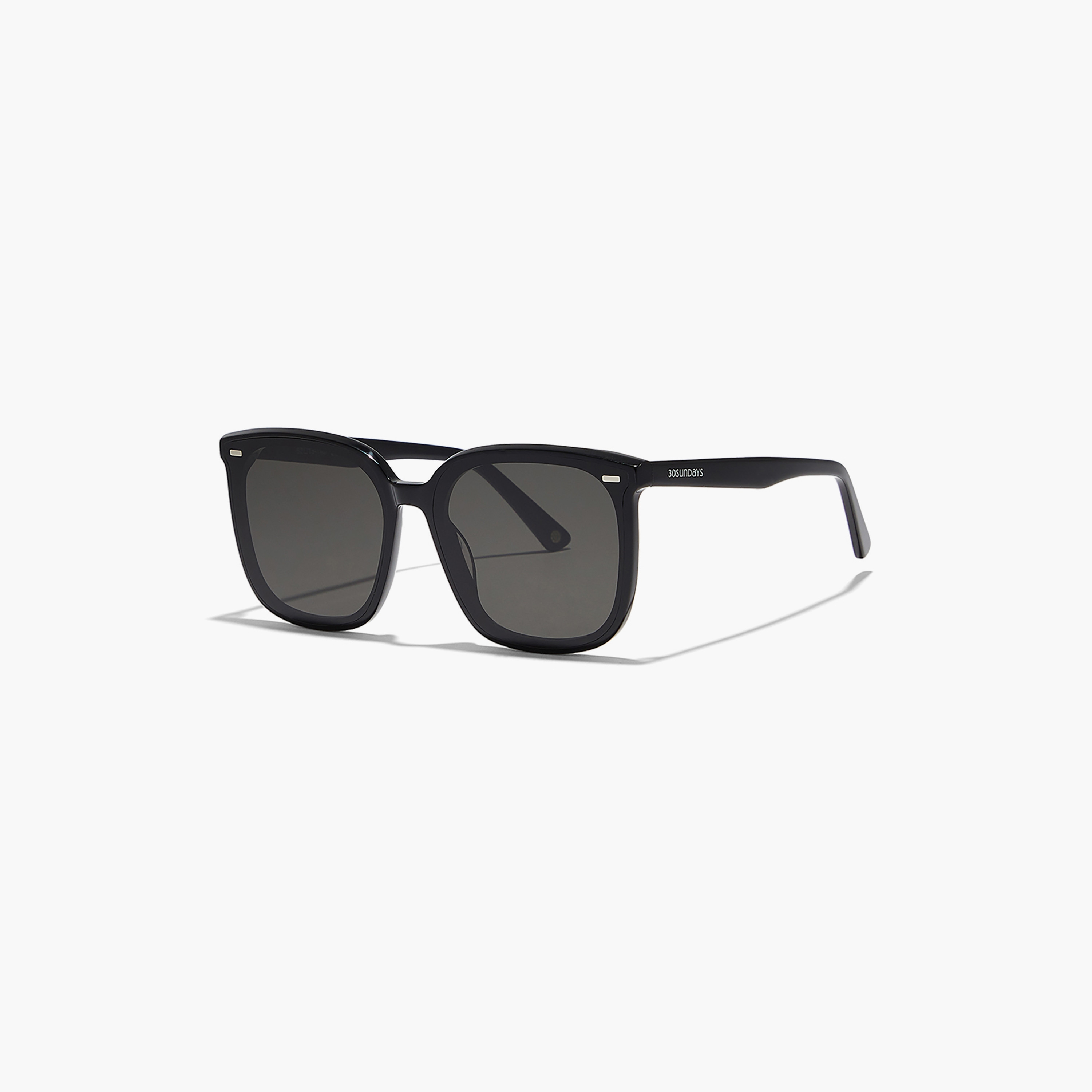 نظارة شمسية مربعة سوداء من 30 ساندايز أثينا مع 63 مم-men-sunglasses-image-1
