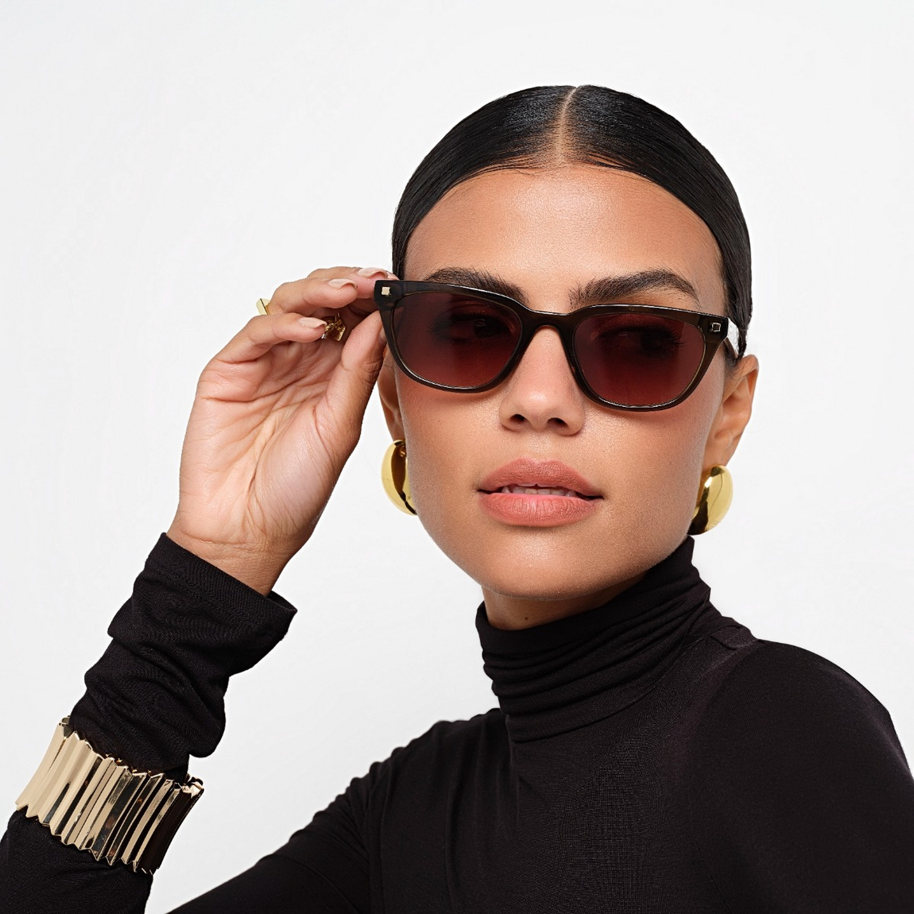 30Sundays THALIA 53 MM Brown Cat Eye Sunglasses-women-sunglasses-image-5