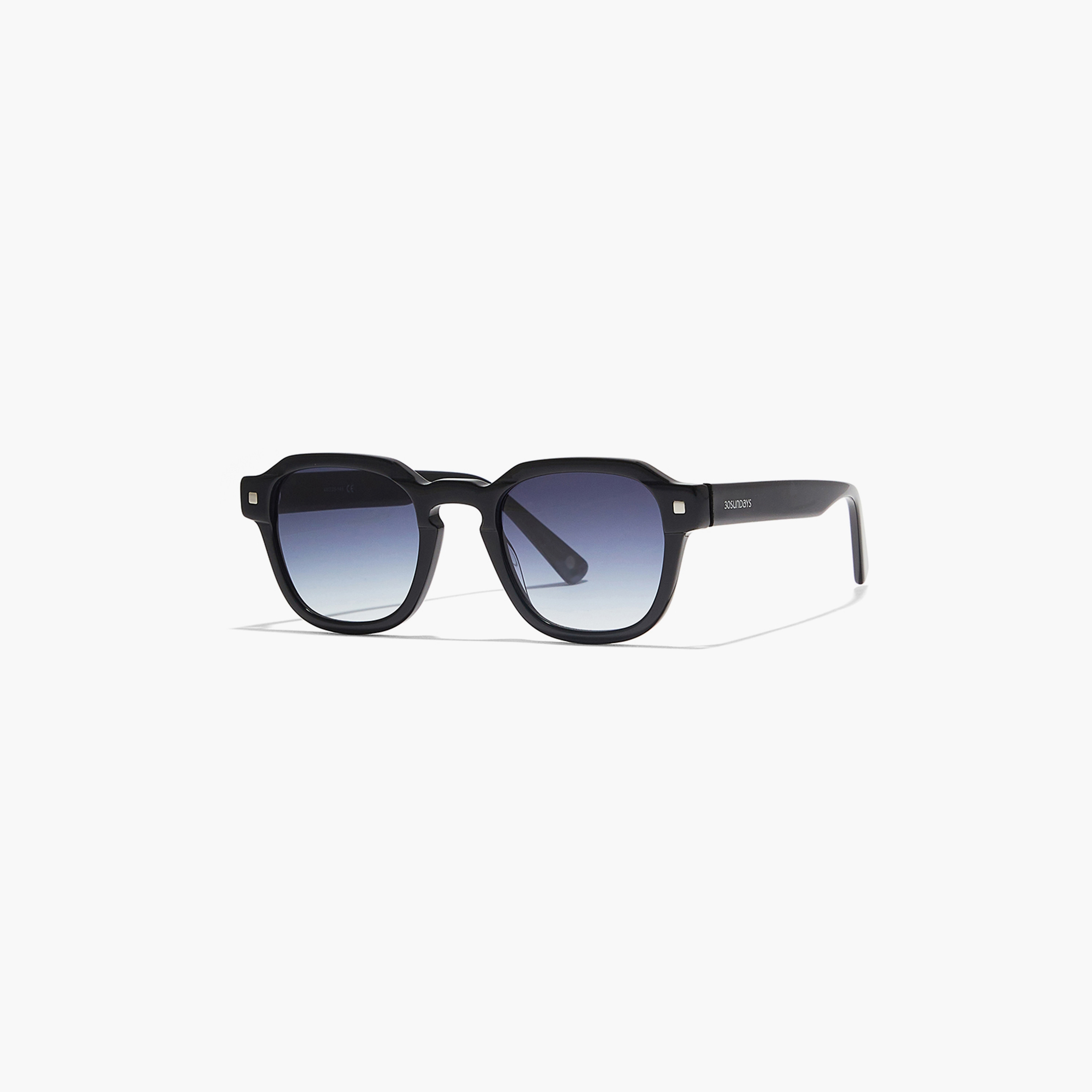 30Sundays HAMPTON 48 MM Blue Square Sunglasses-men-sunglasses-image-1