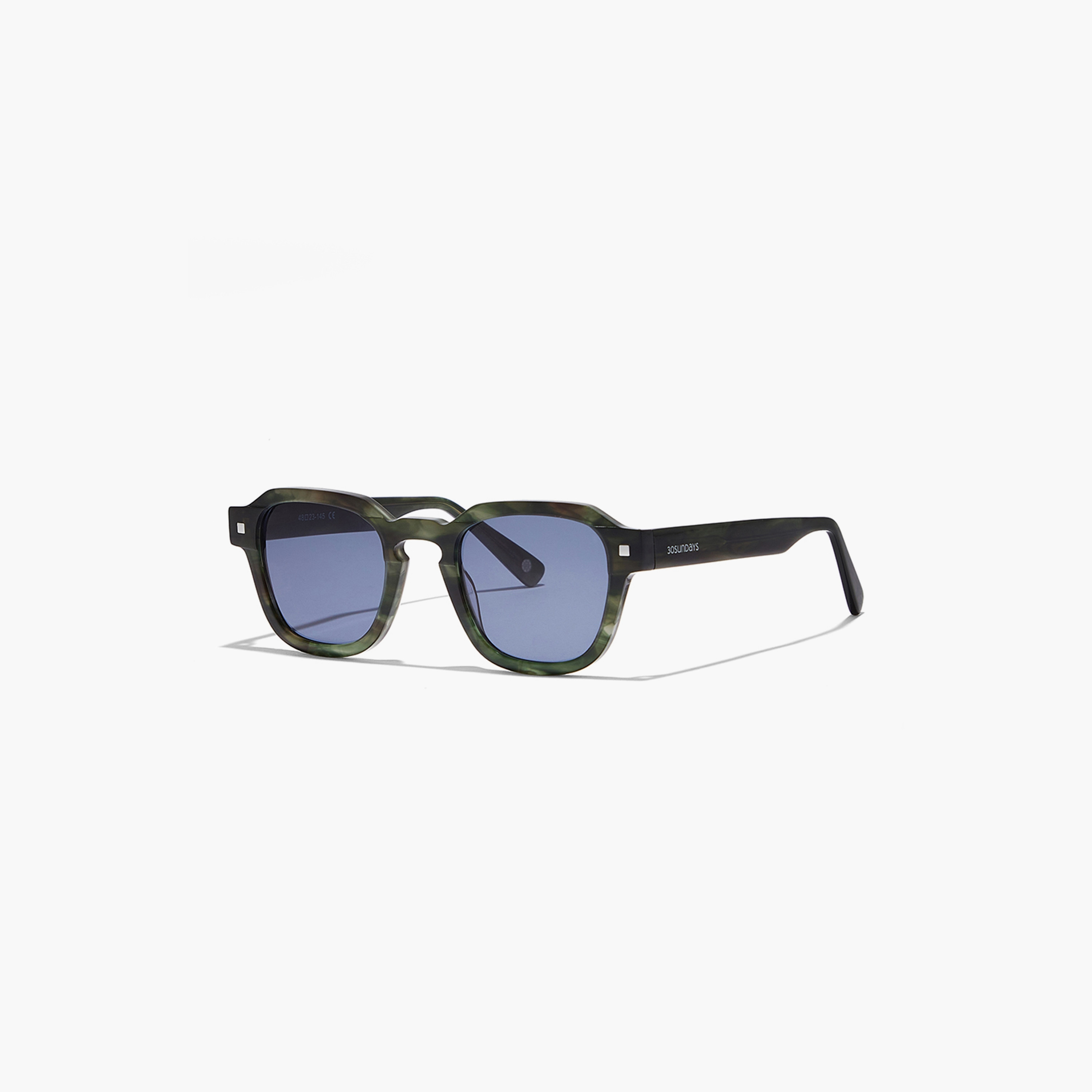 نظارة شمسية مربعة زرقاء من 30 ساندايز هامبتون مع 48 مم-men-sunglasses-image-1